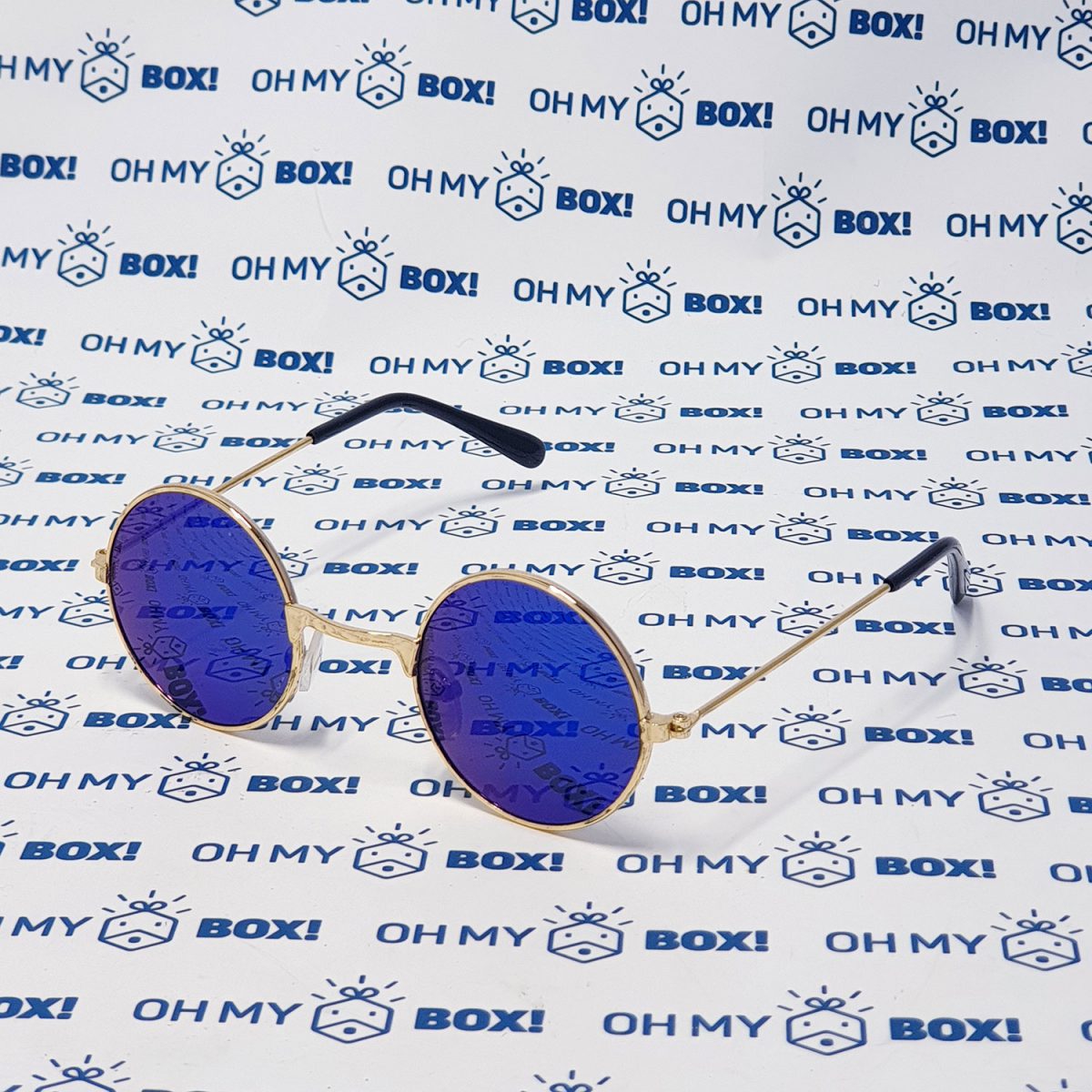 Sunglasses - Round Lenses - Blue