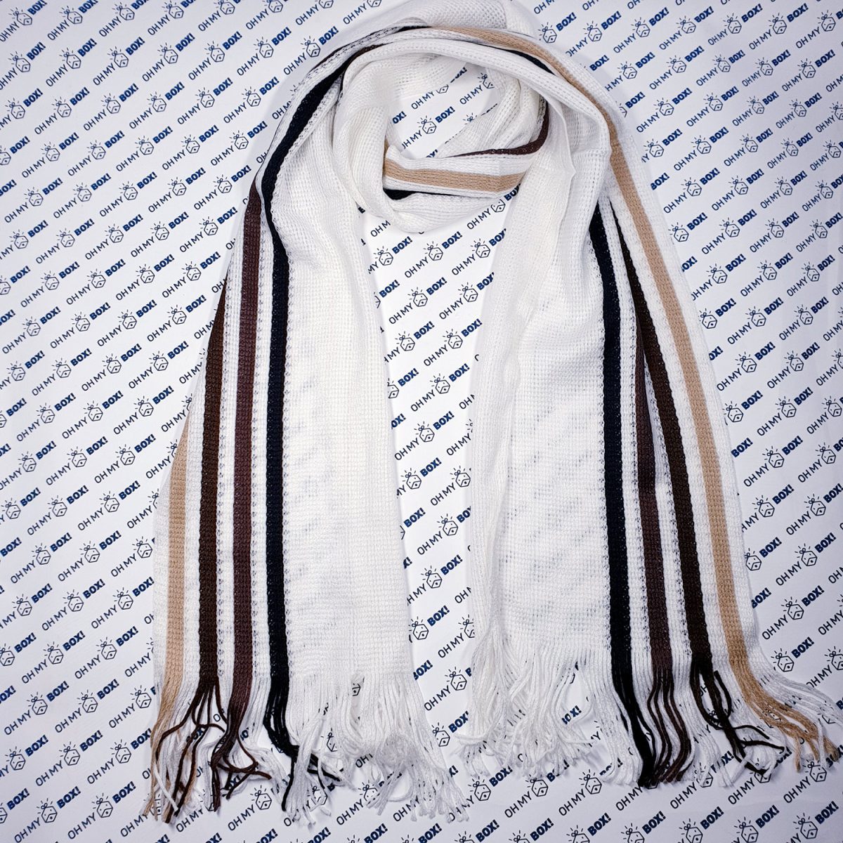 Men Scarfs - White