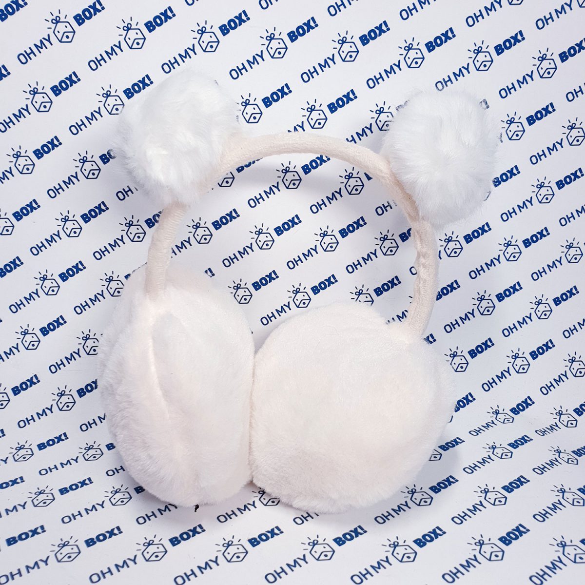 Fluffy Ear Muffs - White