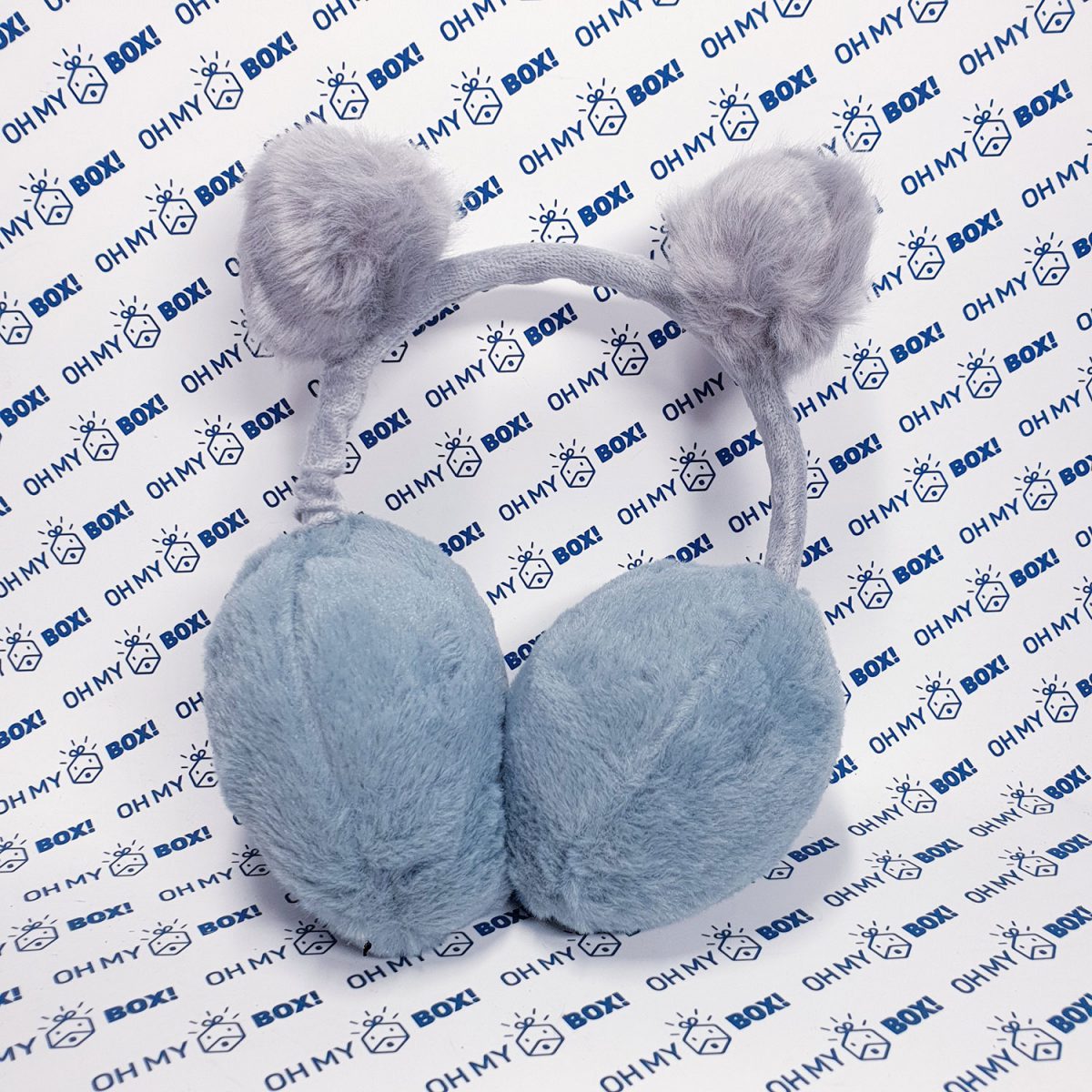 Fluffy Ear Muffs - Grey