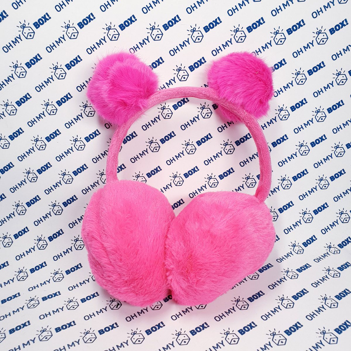 Fluffy Ear Muffs - Pink