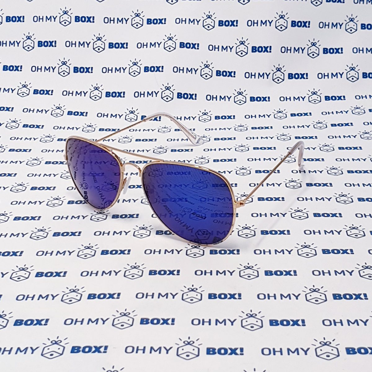 Sunglasses - Mirror Lenses - Dark Blue