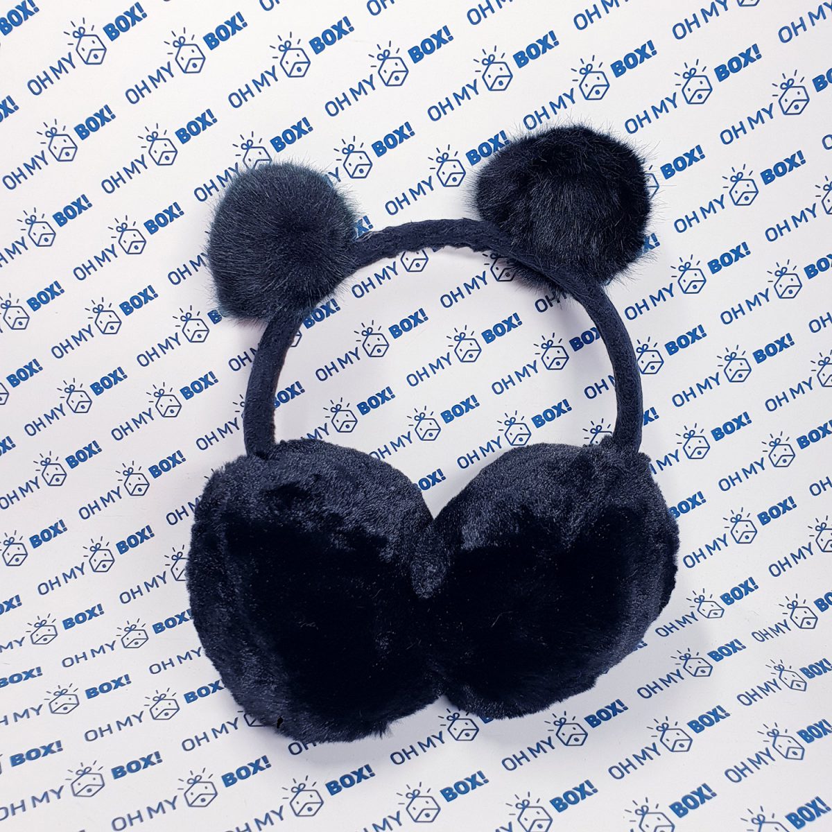 Fluffy Ear Muffs - Black