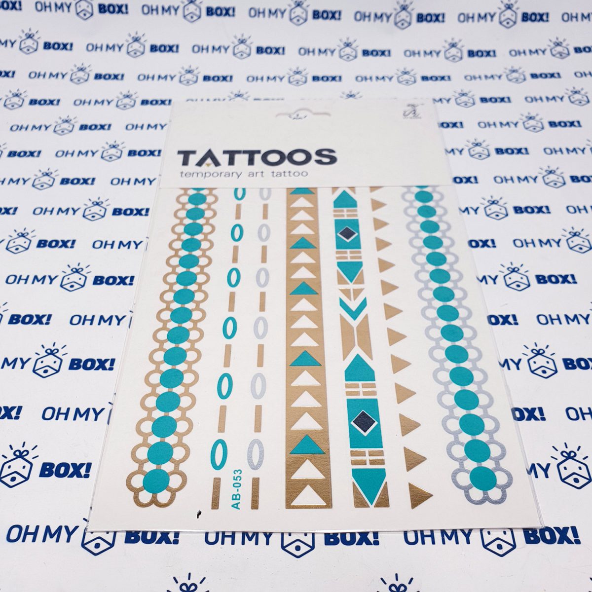 Neon Colors Body Tattoo Sheet  - Shape 10