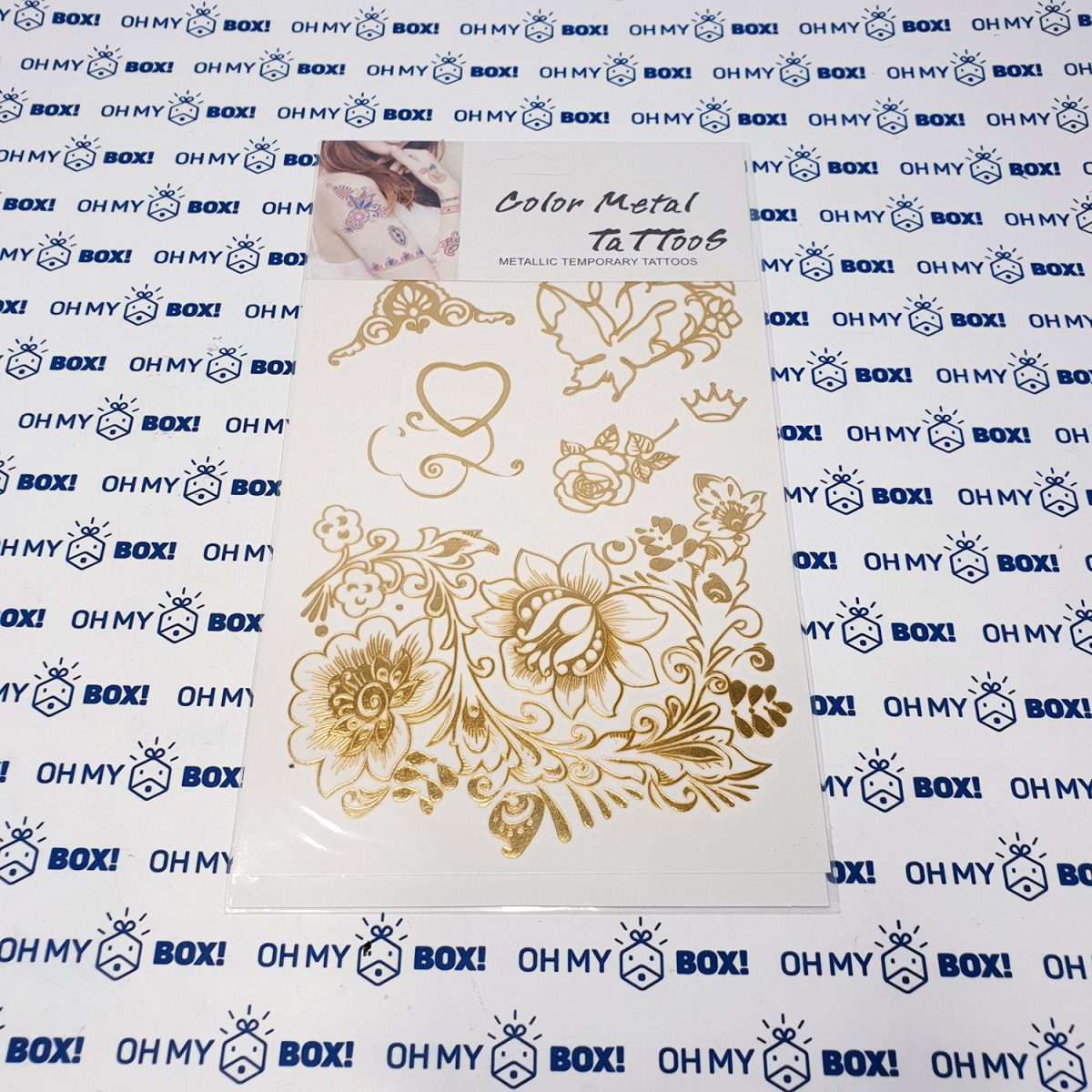 Golden Body Tattoo Sheet - Shape 5