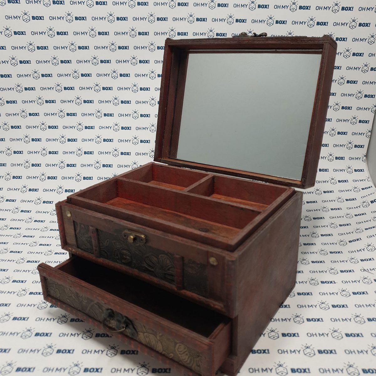 Wooden Jewlery Box - Brown