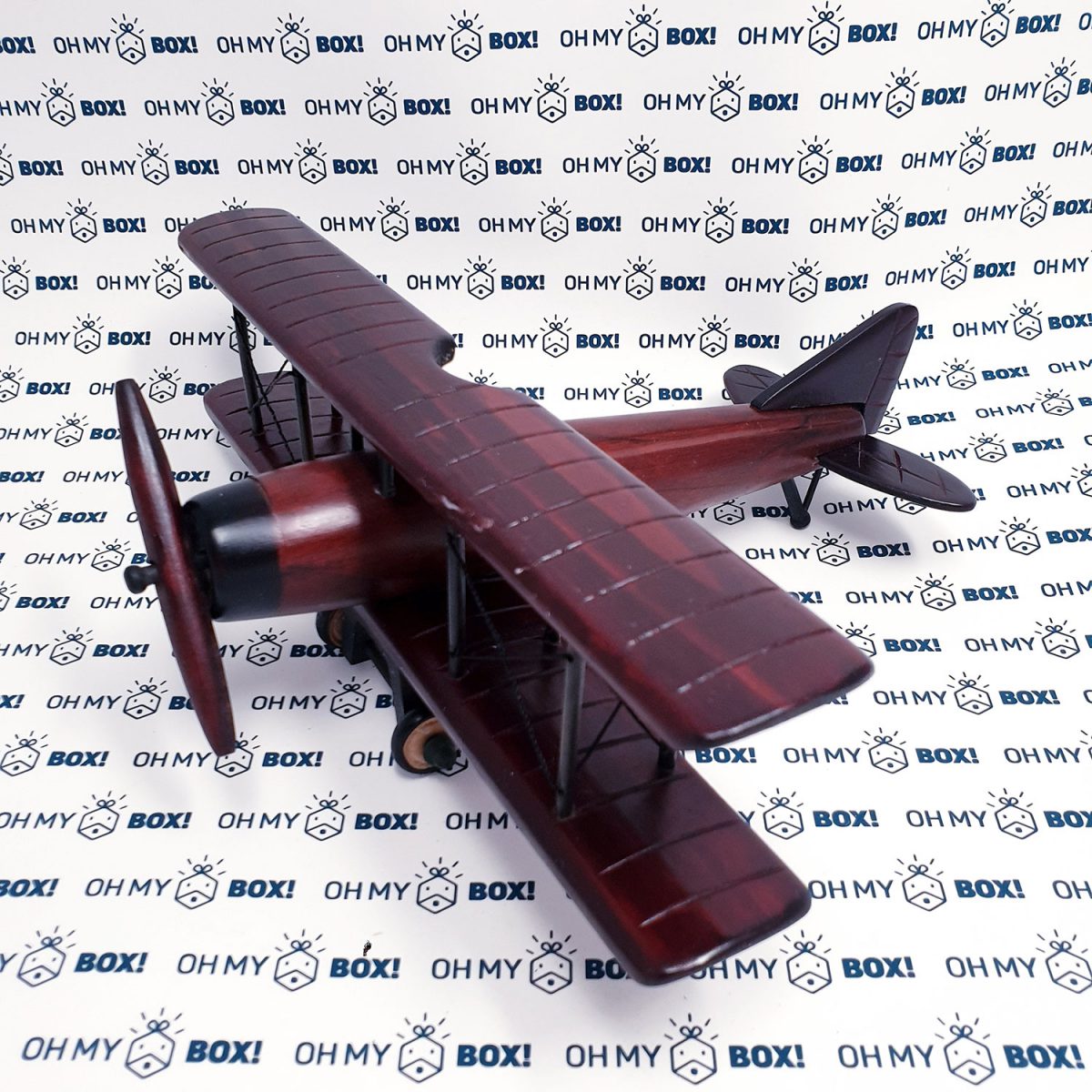 Wooden decoration plane - brown