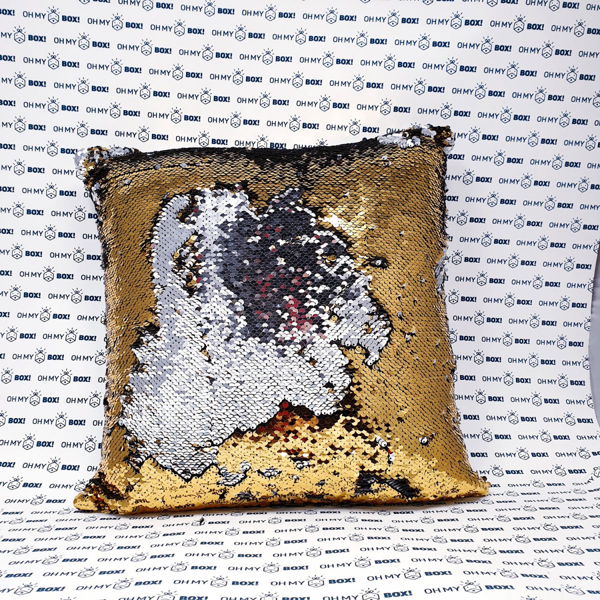 Sequin pillow - Gold