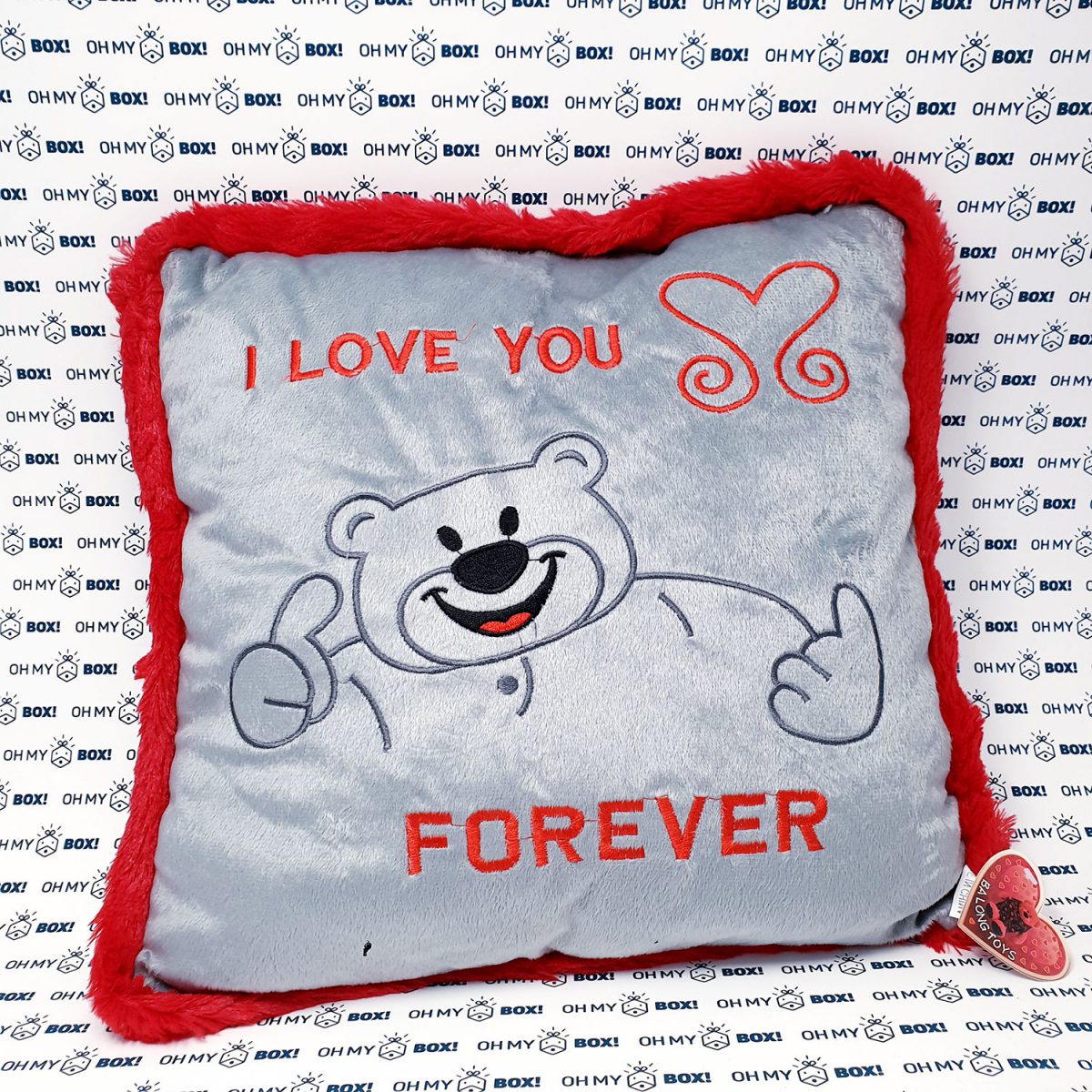 Valentine Pillow (Forever) - Grey