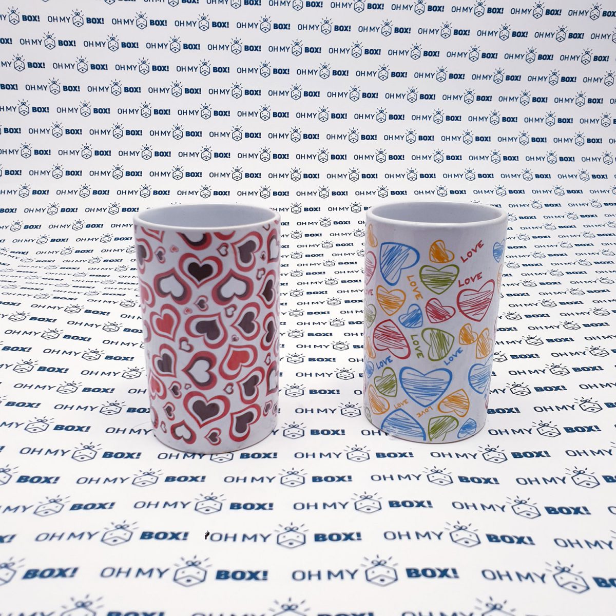 Matching Set Ceramic Cups - White