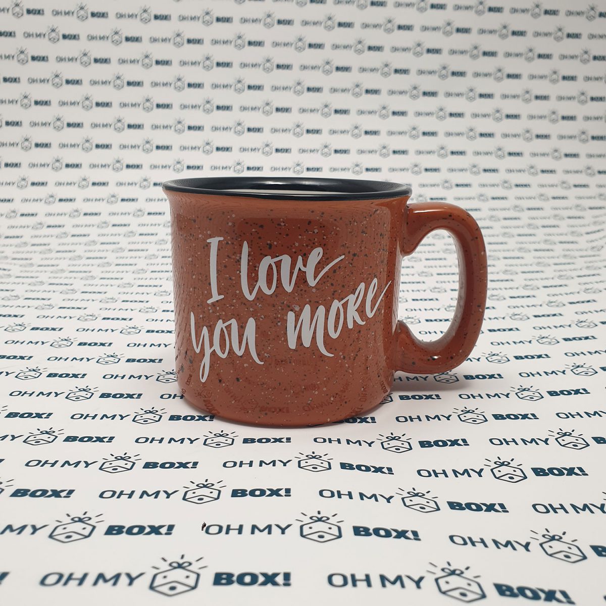 Black Mug with Love Quotes - Brown