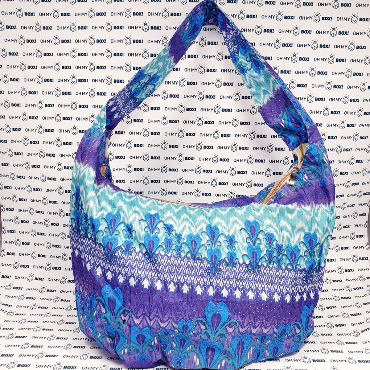 Floral Pattern Bag - Purple