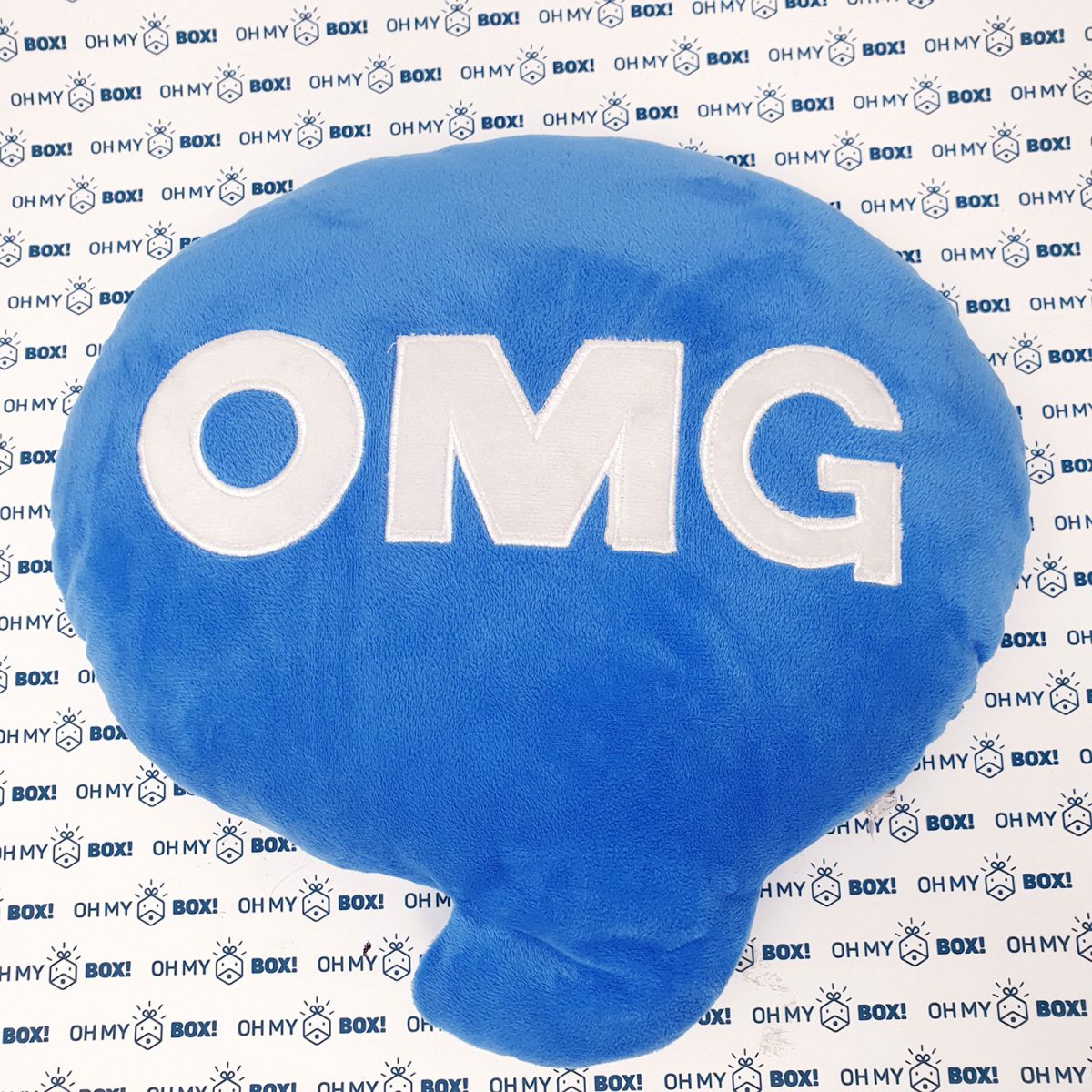 Speech bubble pillow - Blue