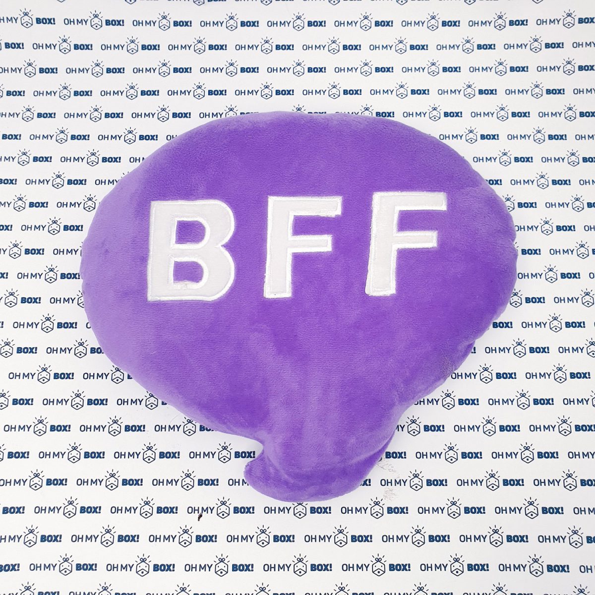 Speech bubble pillow - Purple