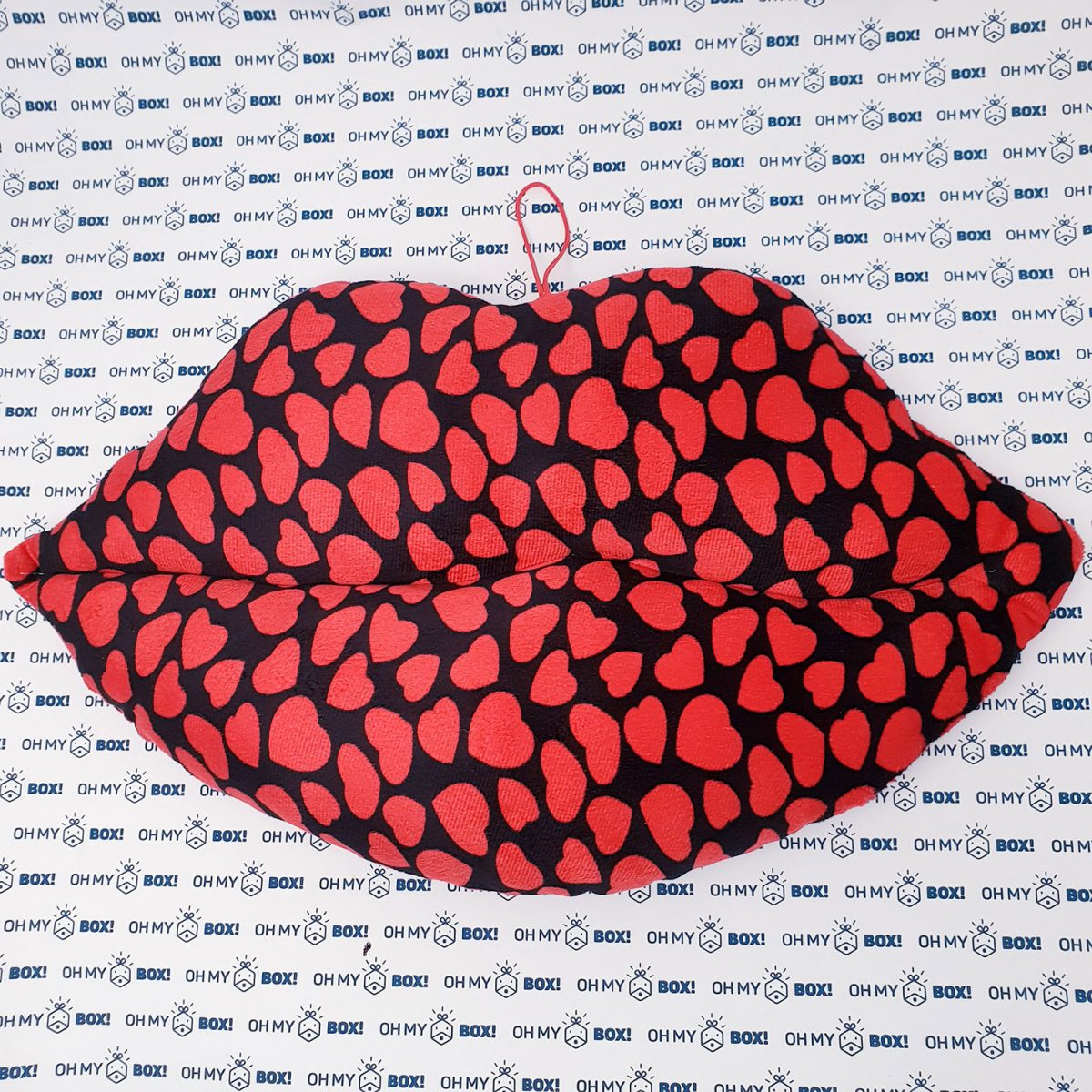 Giant Lips Pillow - Red