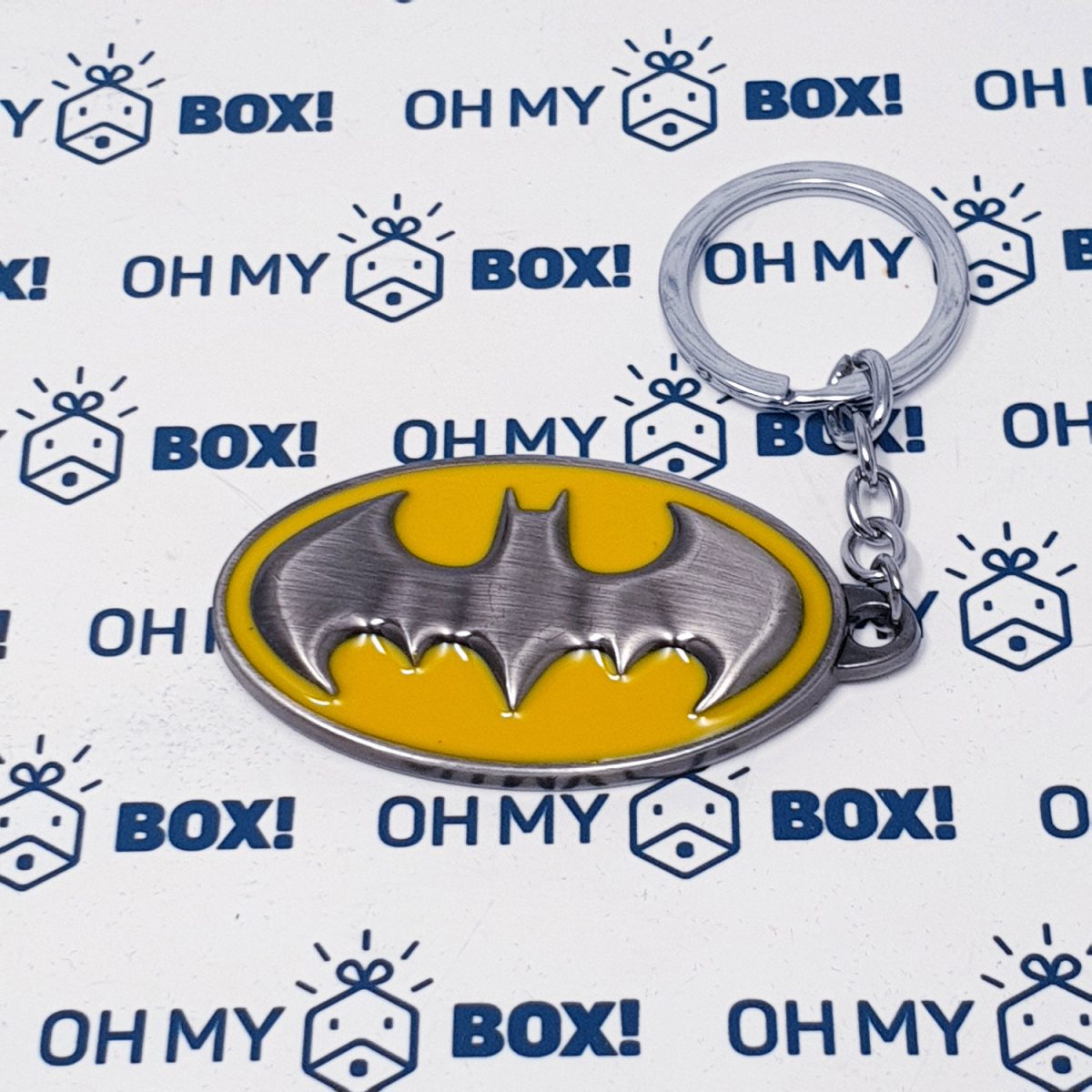 Superhero  and Anime Keychain - Batman Yellow