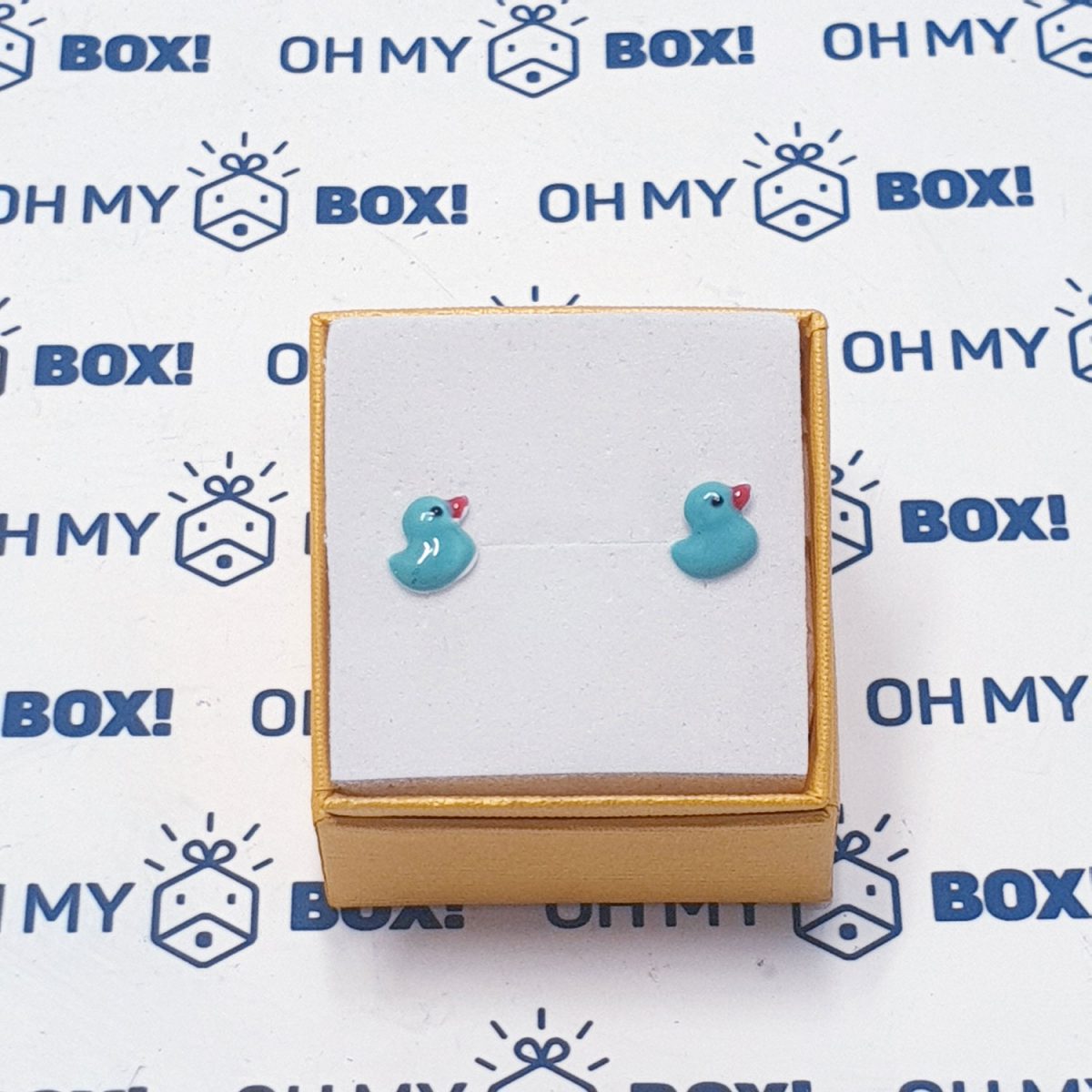 Duck earring - Blue