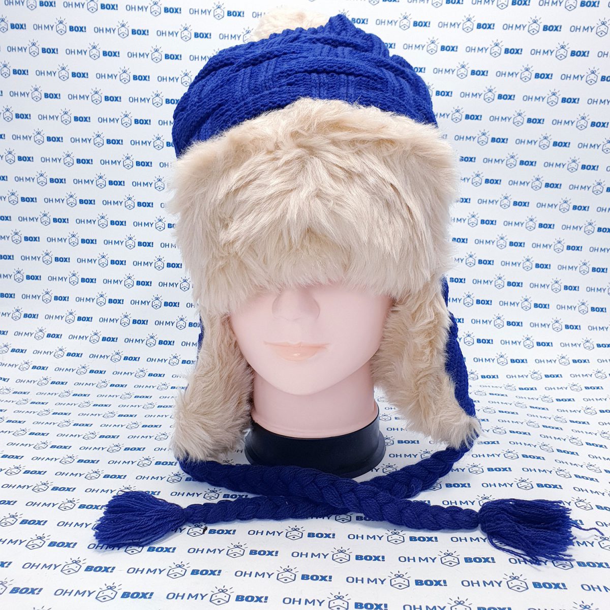 Russian Furry Hat - Navy