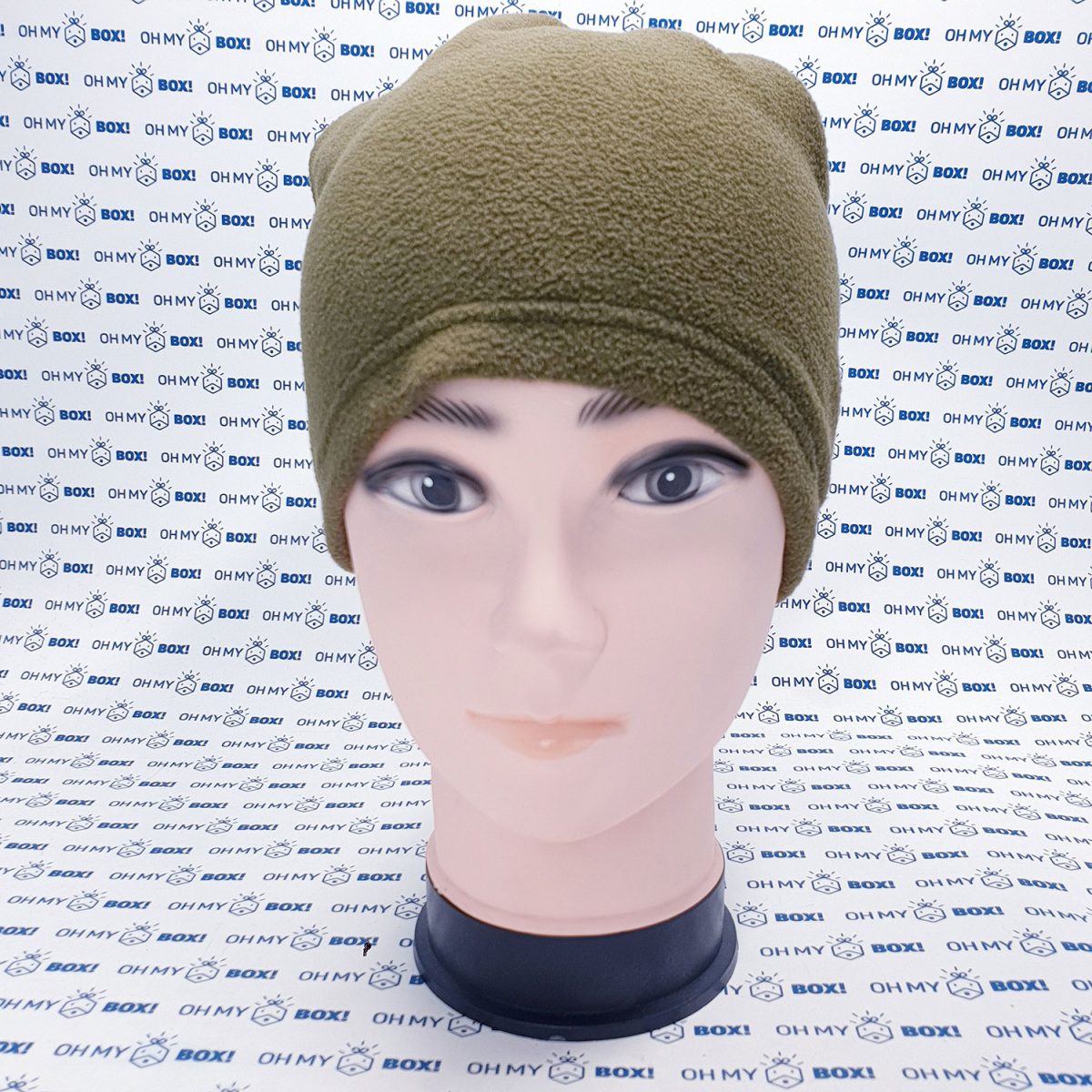 Winter Beanie Hat with String - Solid Color - Green