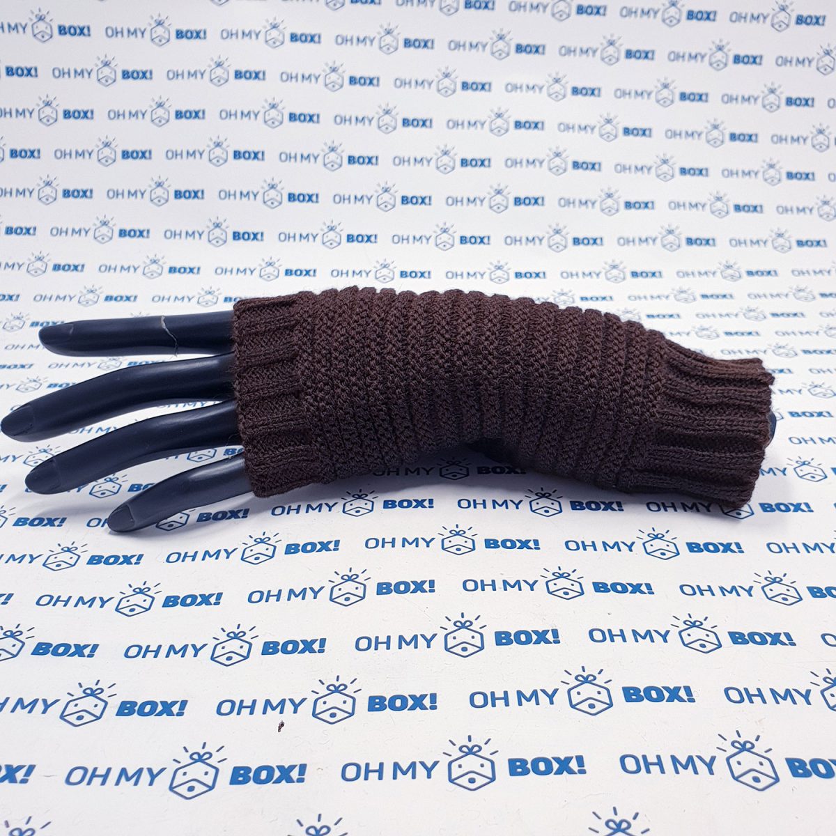 Fingerless Gloves - Dark Brown