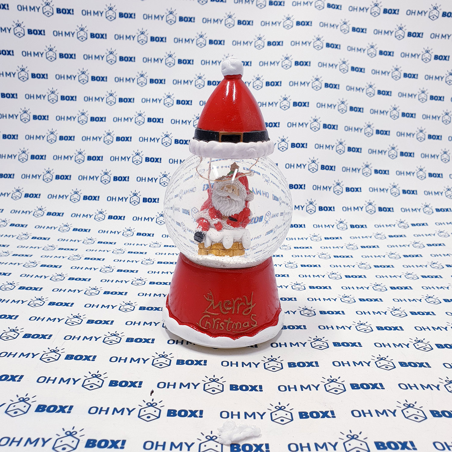 Christmas Snow Globe  - Santa Clause in Chimney