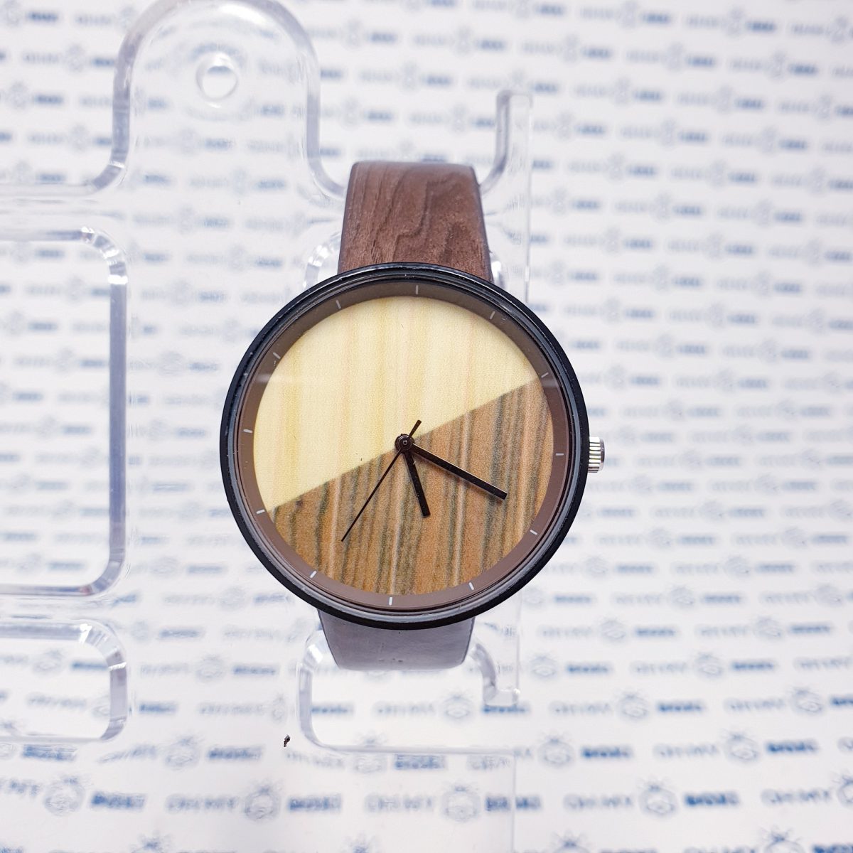 Wood Design Watch - Dark Brown