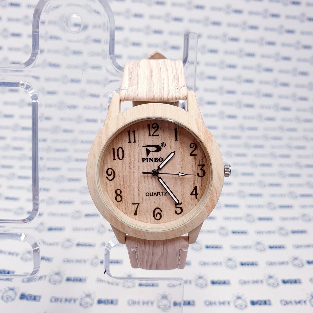 Wood Design Watch - Greige