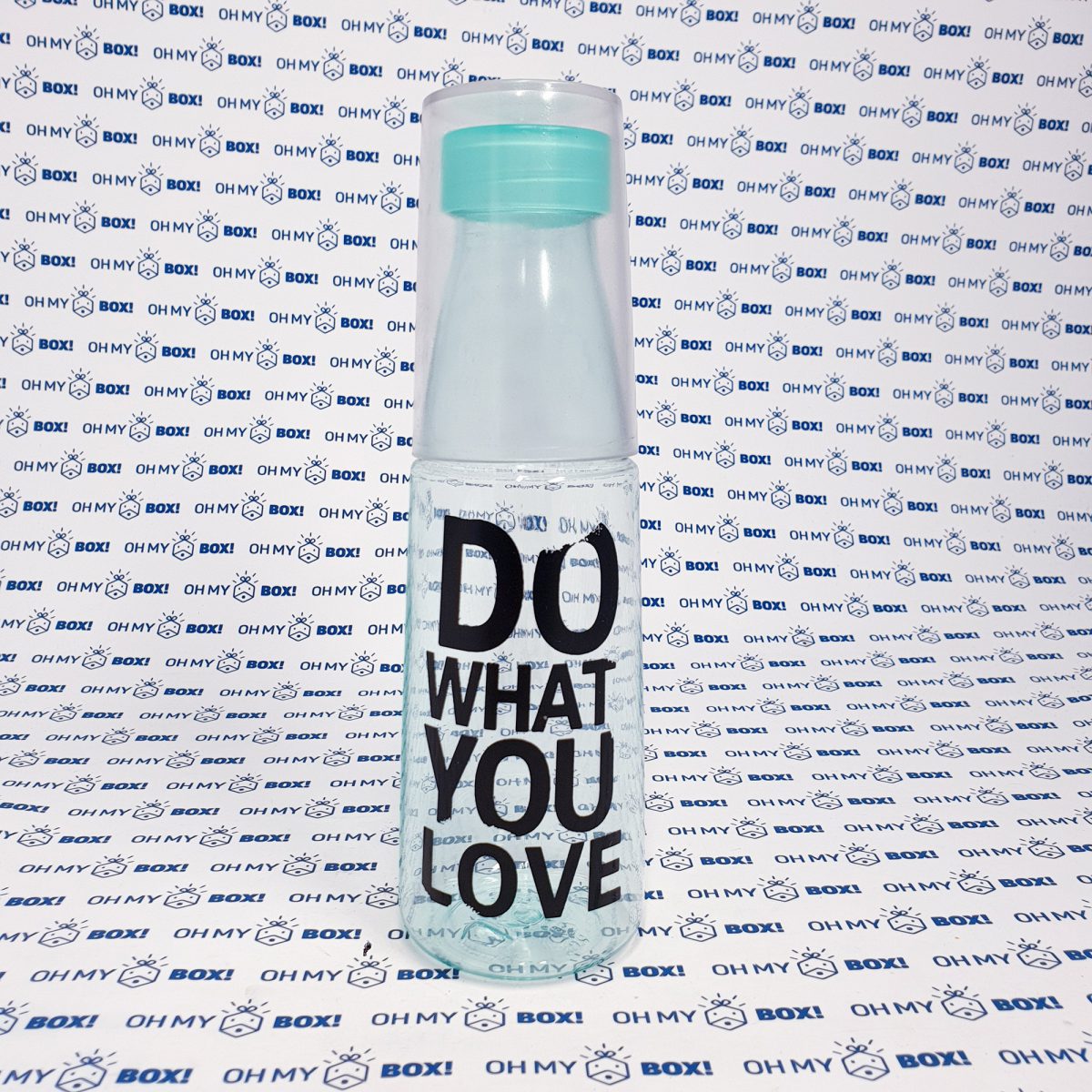 Water Bottle - 1 Liter - Green with Black Text