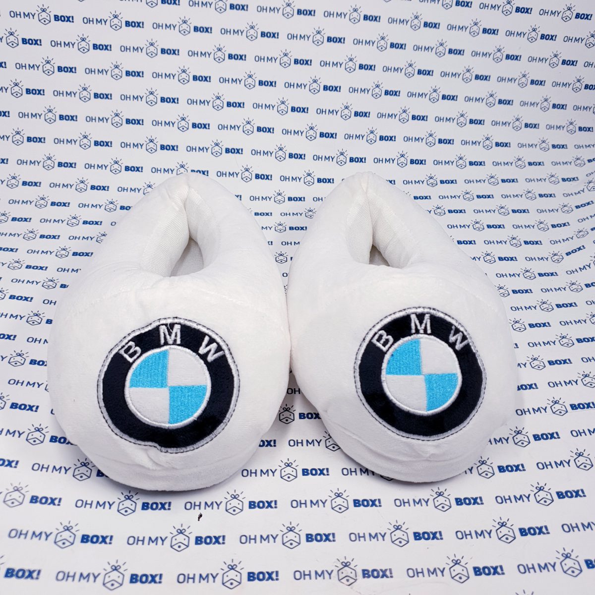 Funny Slippers - White BMW