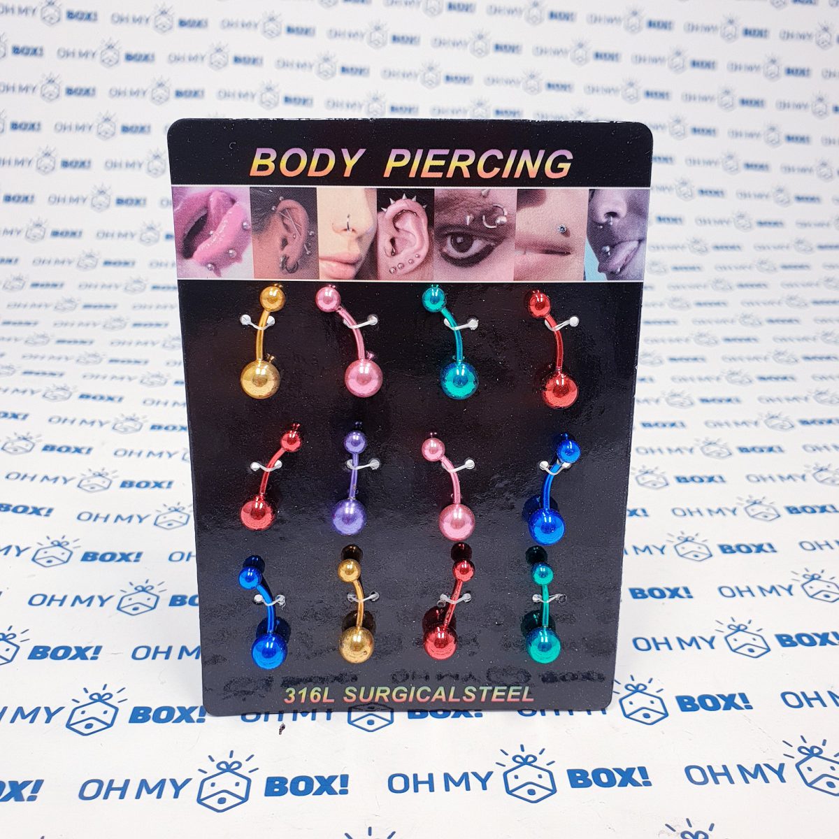 Colored Piercing - Blue