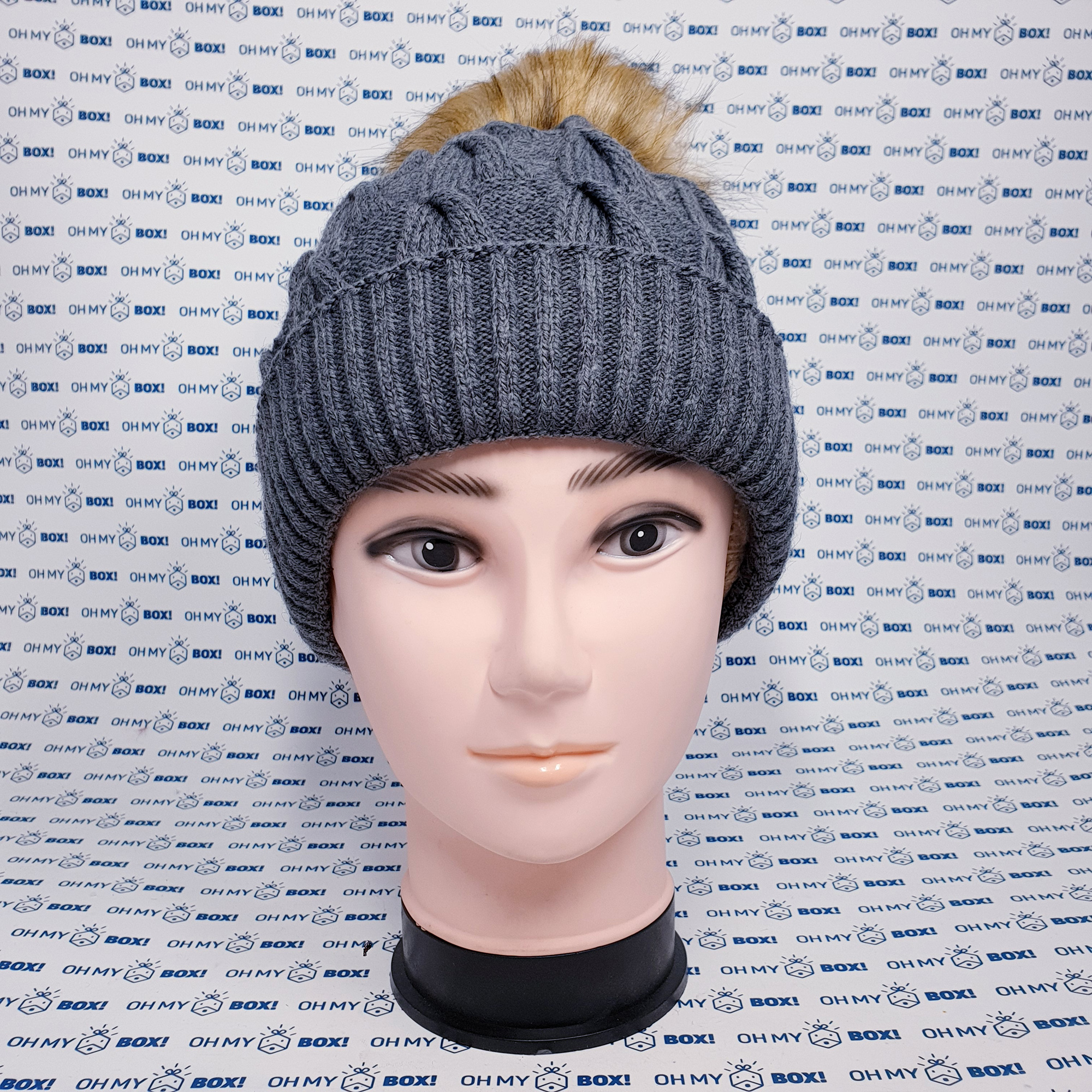 Winter Hat Beanie - Grey