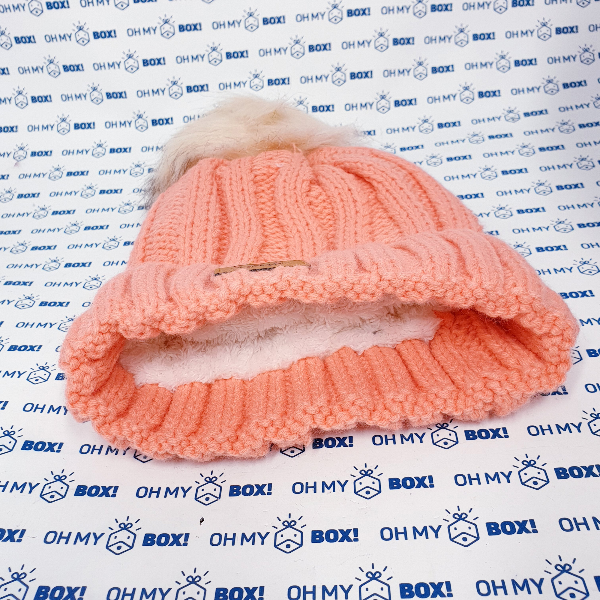 Winter Hat Beanie - Light Orange