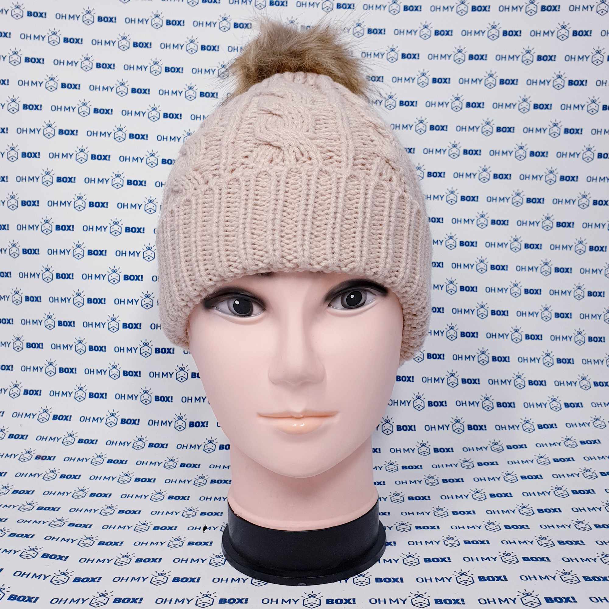 Winter Hat Beanie - Beige