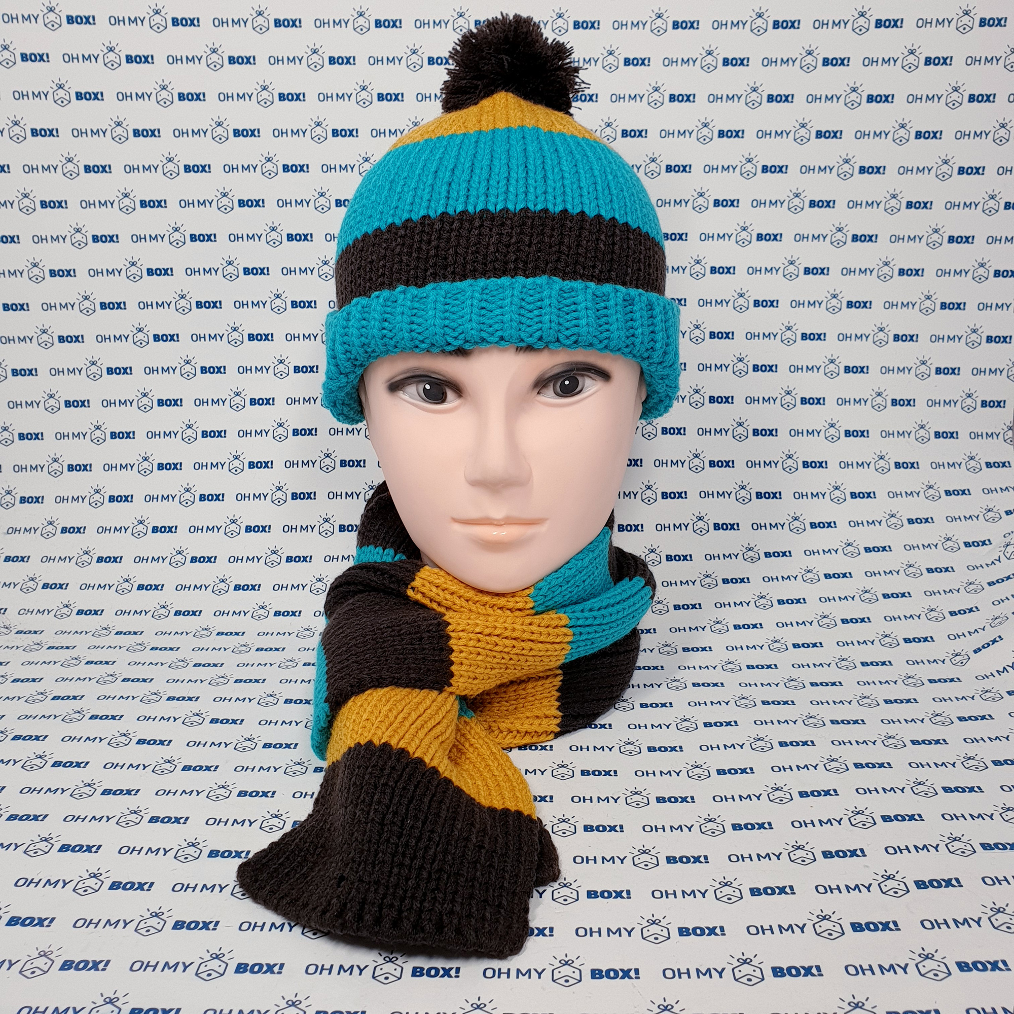 Children Hat and Scarf - Blue