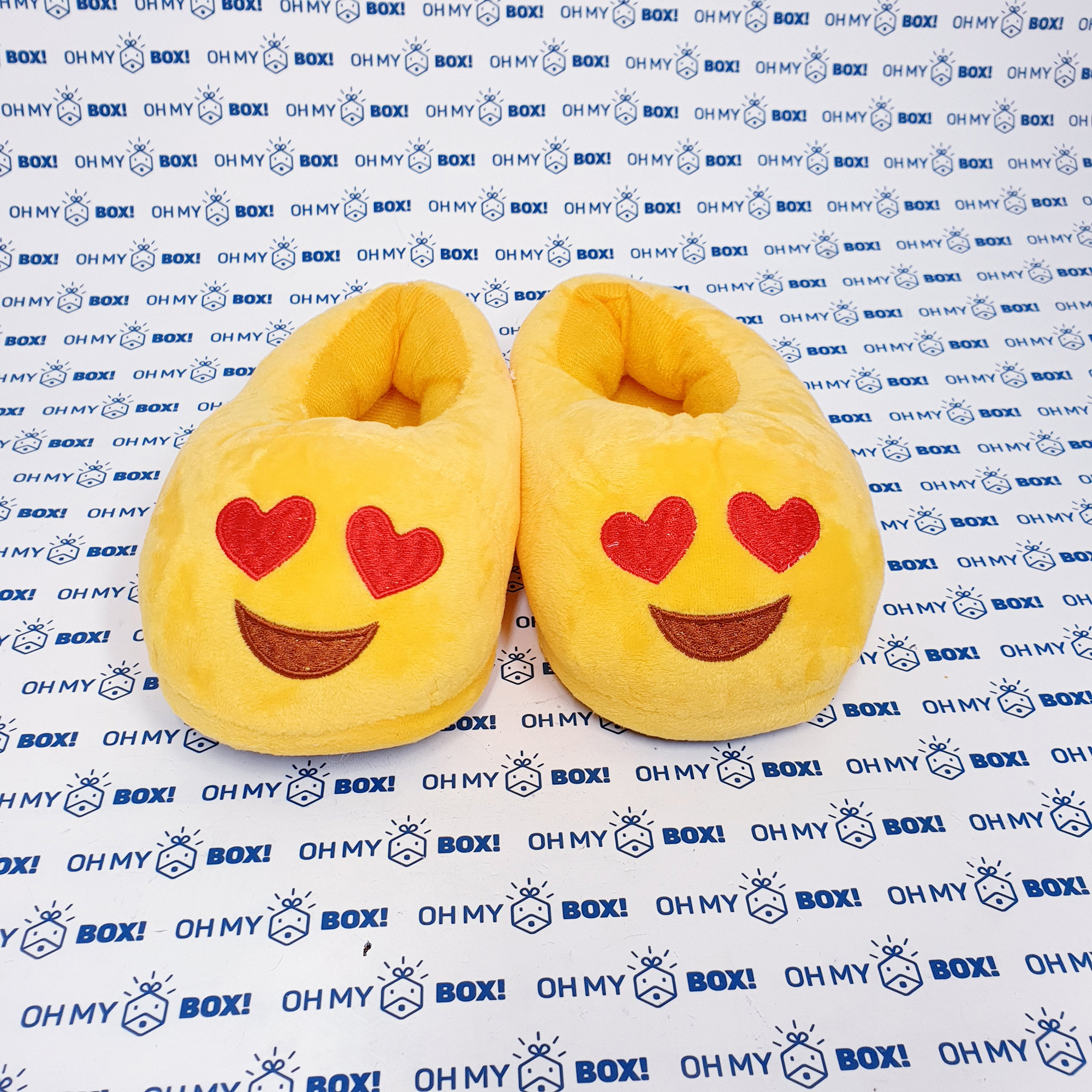 Funny Slippers for Kids - Heart Eyes Emoji