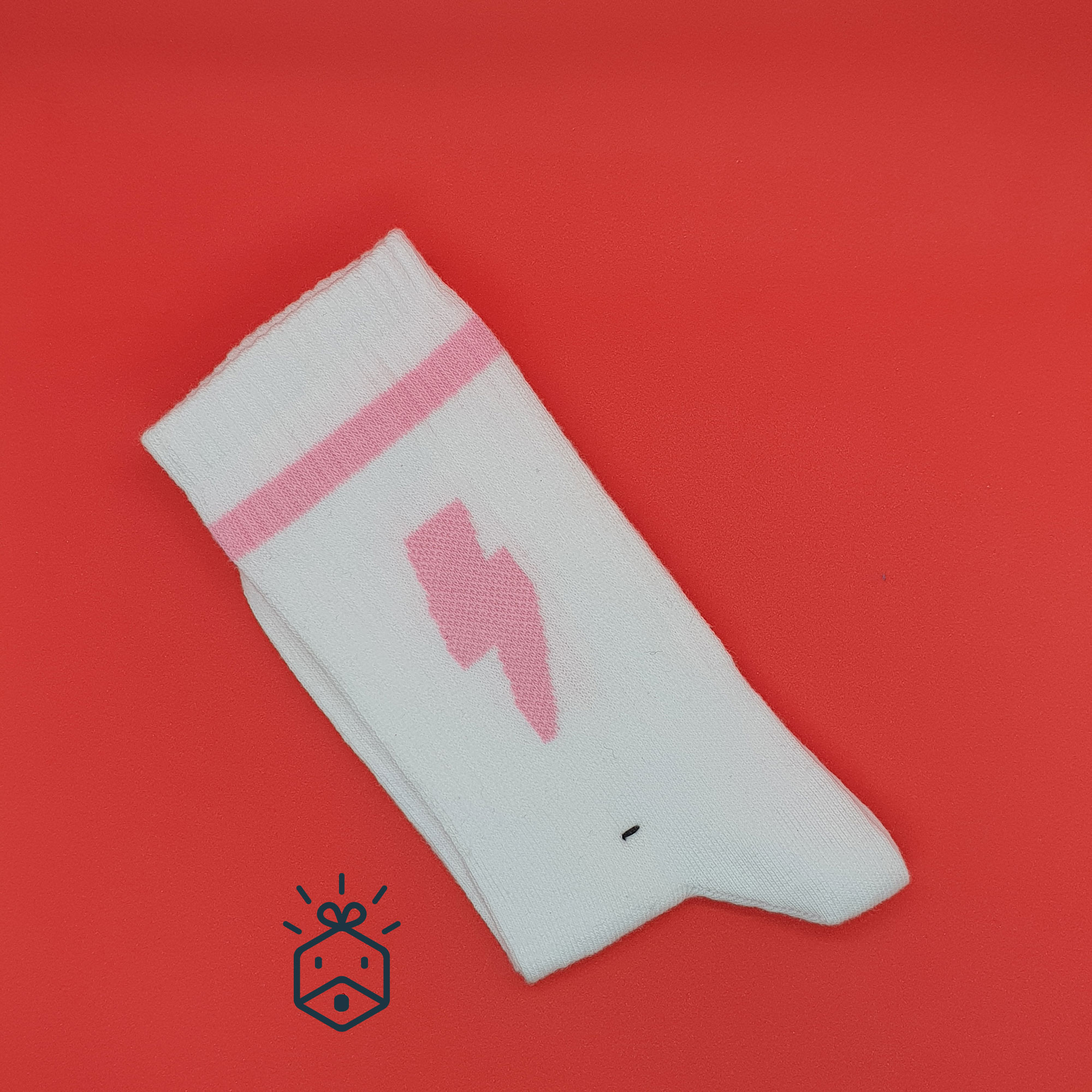 Funky Socks | Pink Thunderbolt