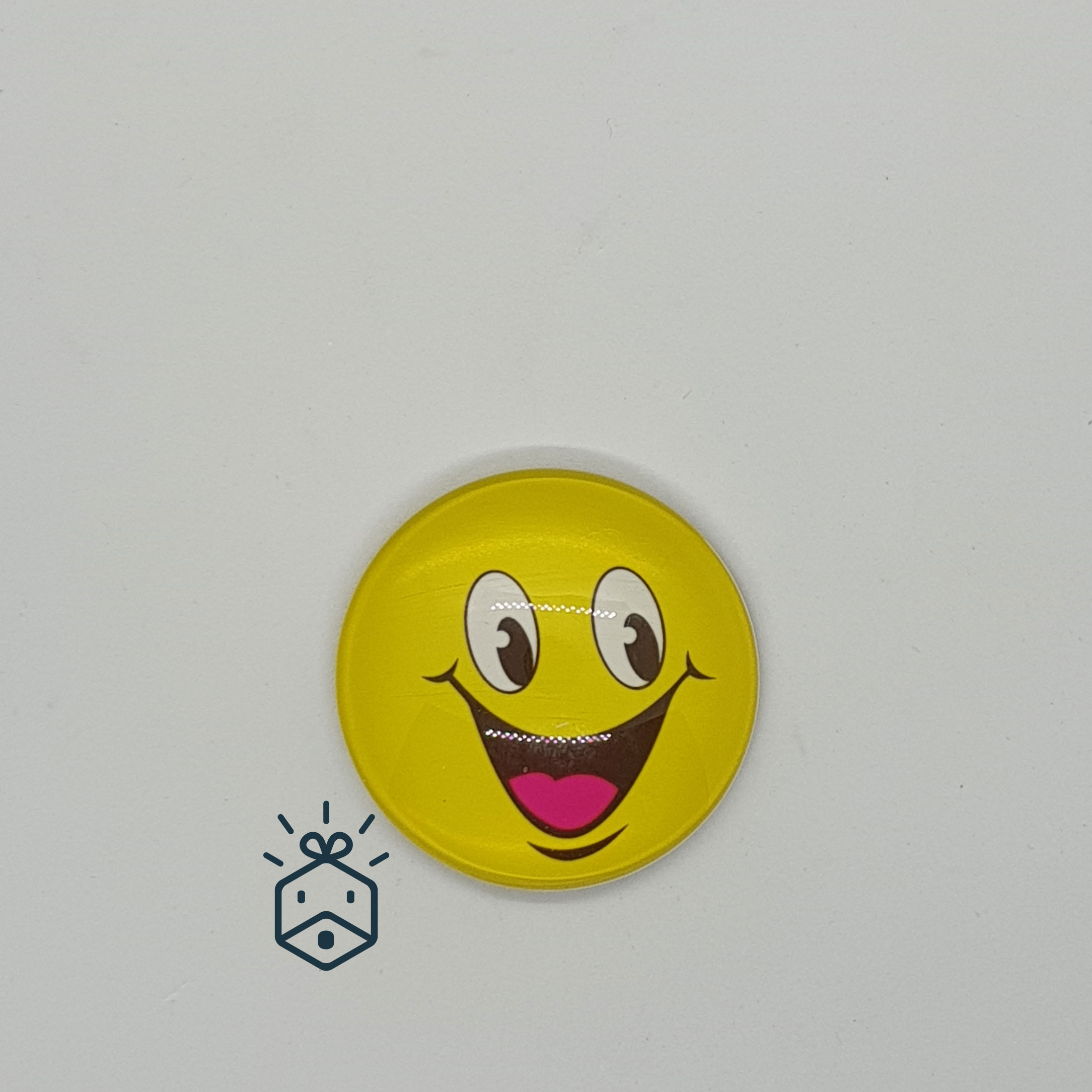 Glass Refrigirator Magnet | Smiley Face 1