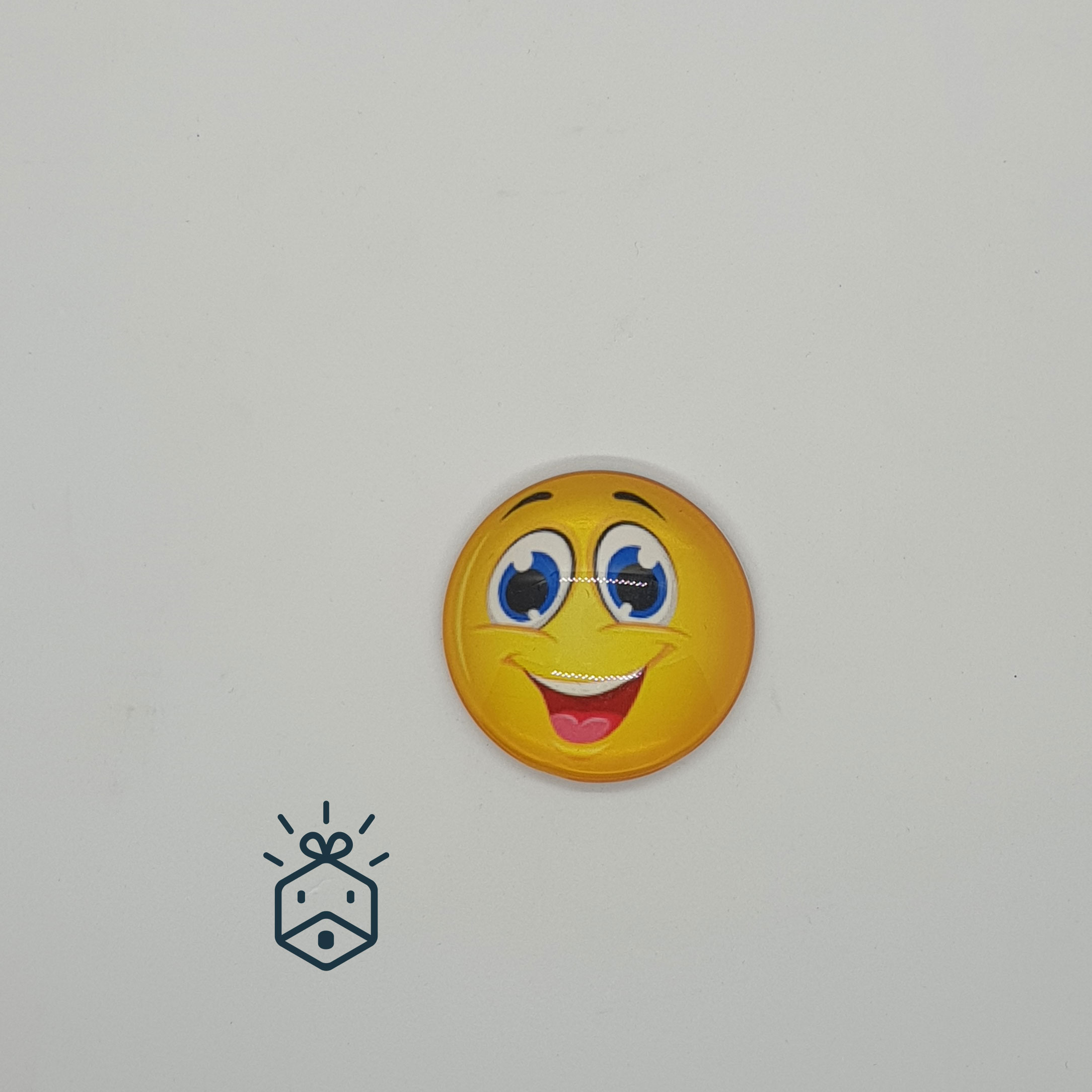 Glass Refrigirator Magnet | Smiley Face 1