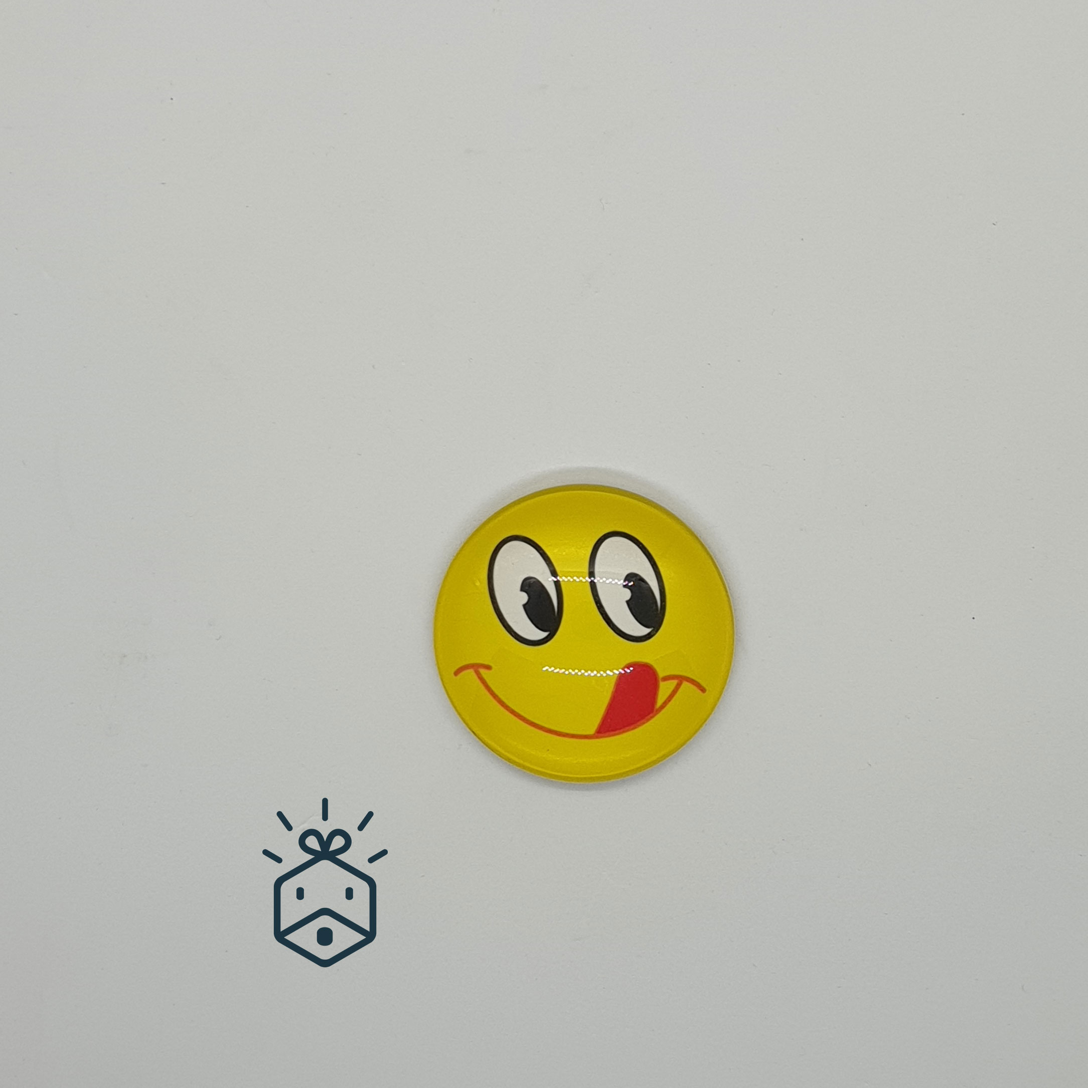 Glass Refrigirator Magnet | Smiley Face 1