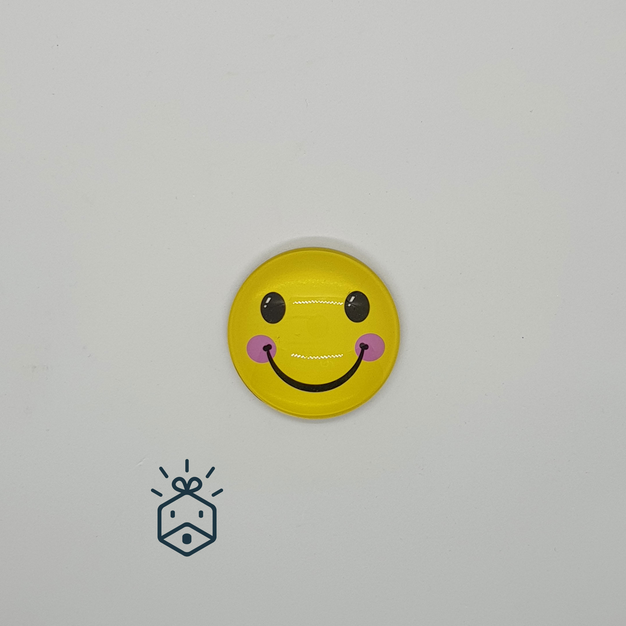 Glass Refrigirator Magnet | Smiley Face 1