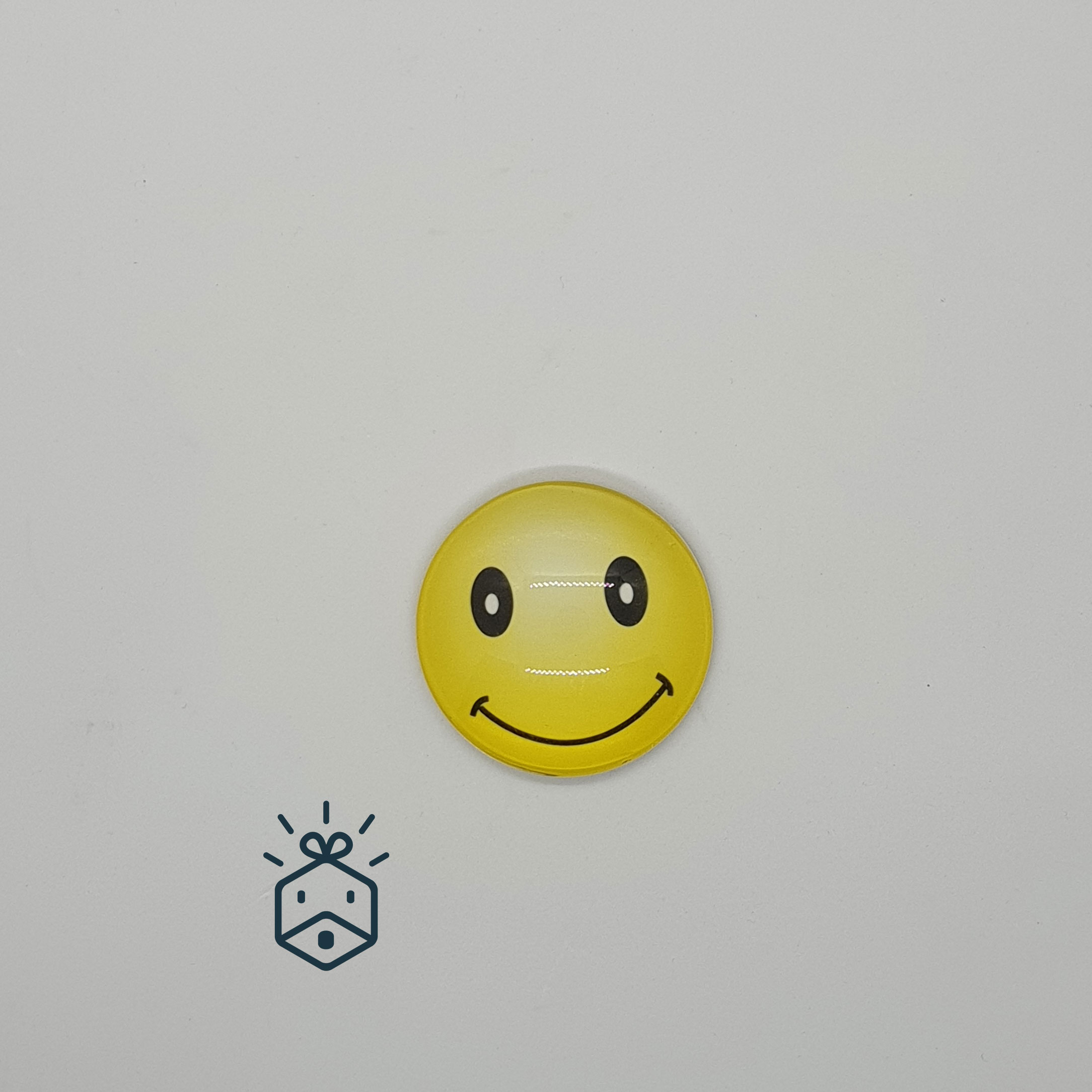 Glass Refrigirator Magnet | Smiley Face 1