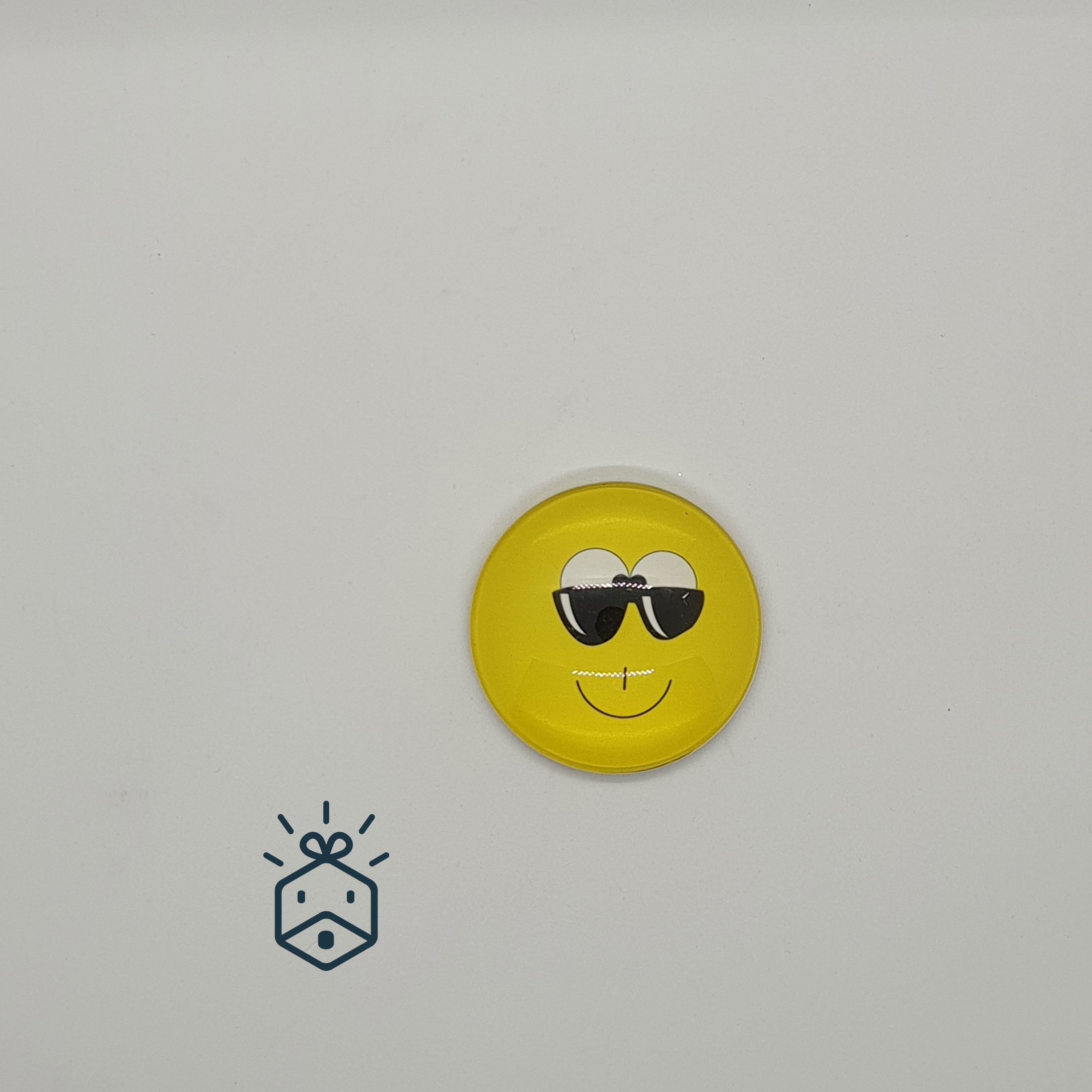 Glass Refrigirator Magnet | Smiley Face 1