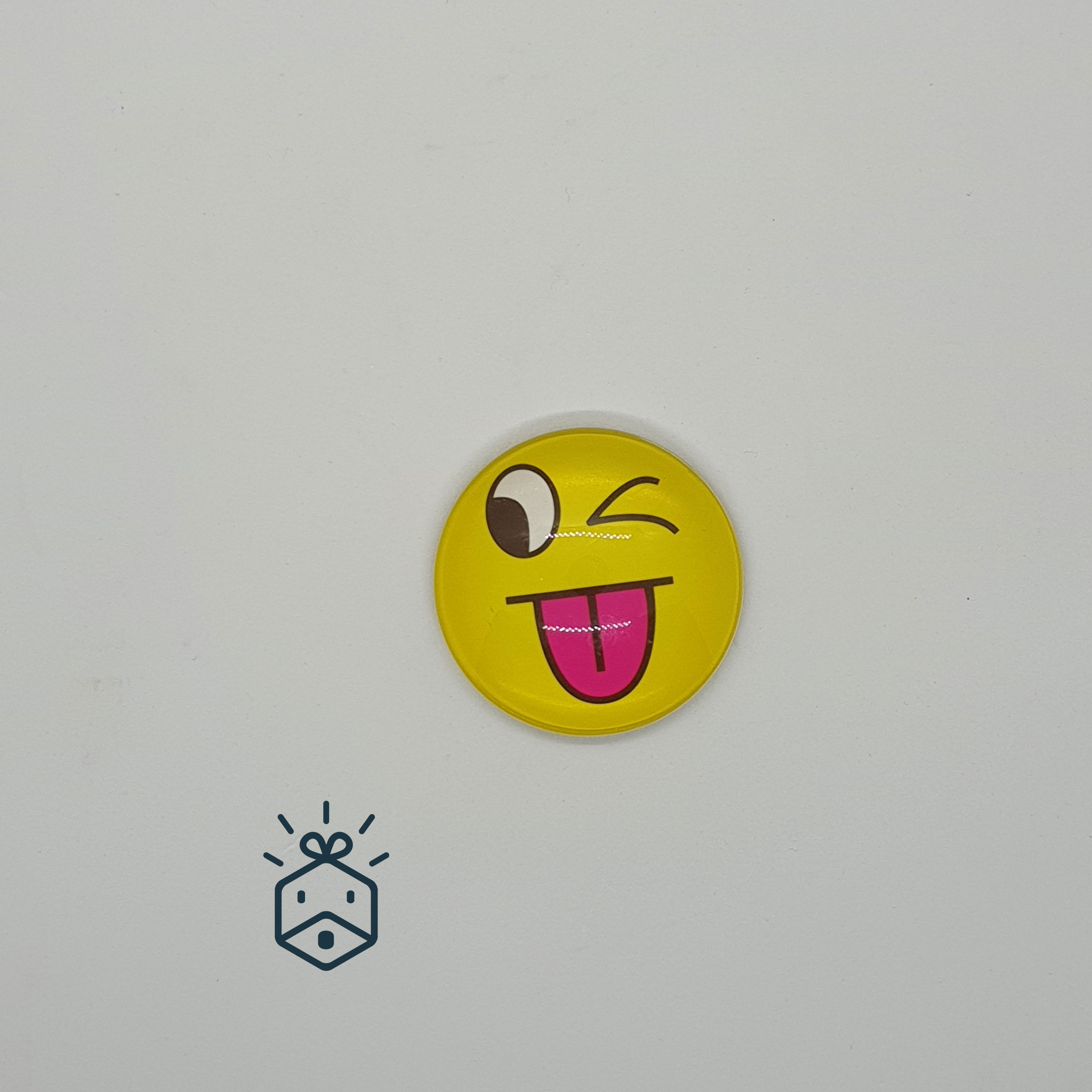 Glass Refrigirator Magnet | Smiley Face 1