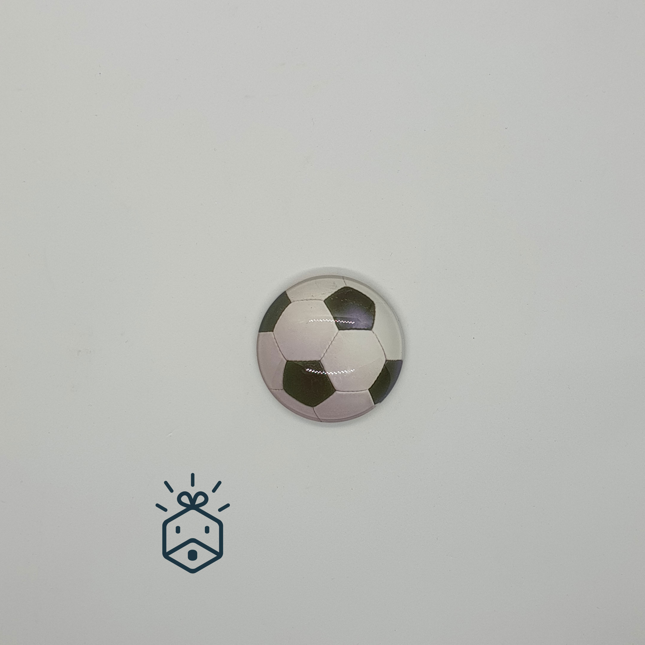 Glass Refrigirator Magnet | Football 3