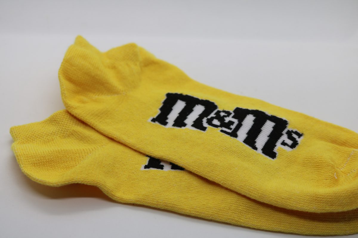 Chocolate Short Socks | M&M's Yellow