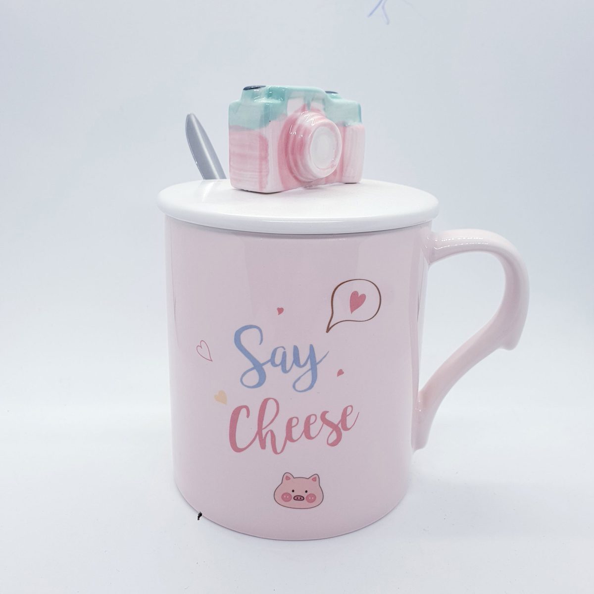 Say Cheese Mug - Pink