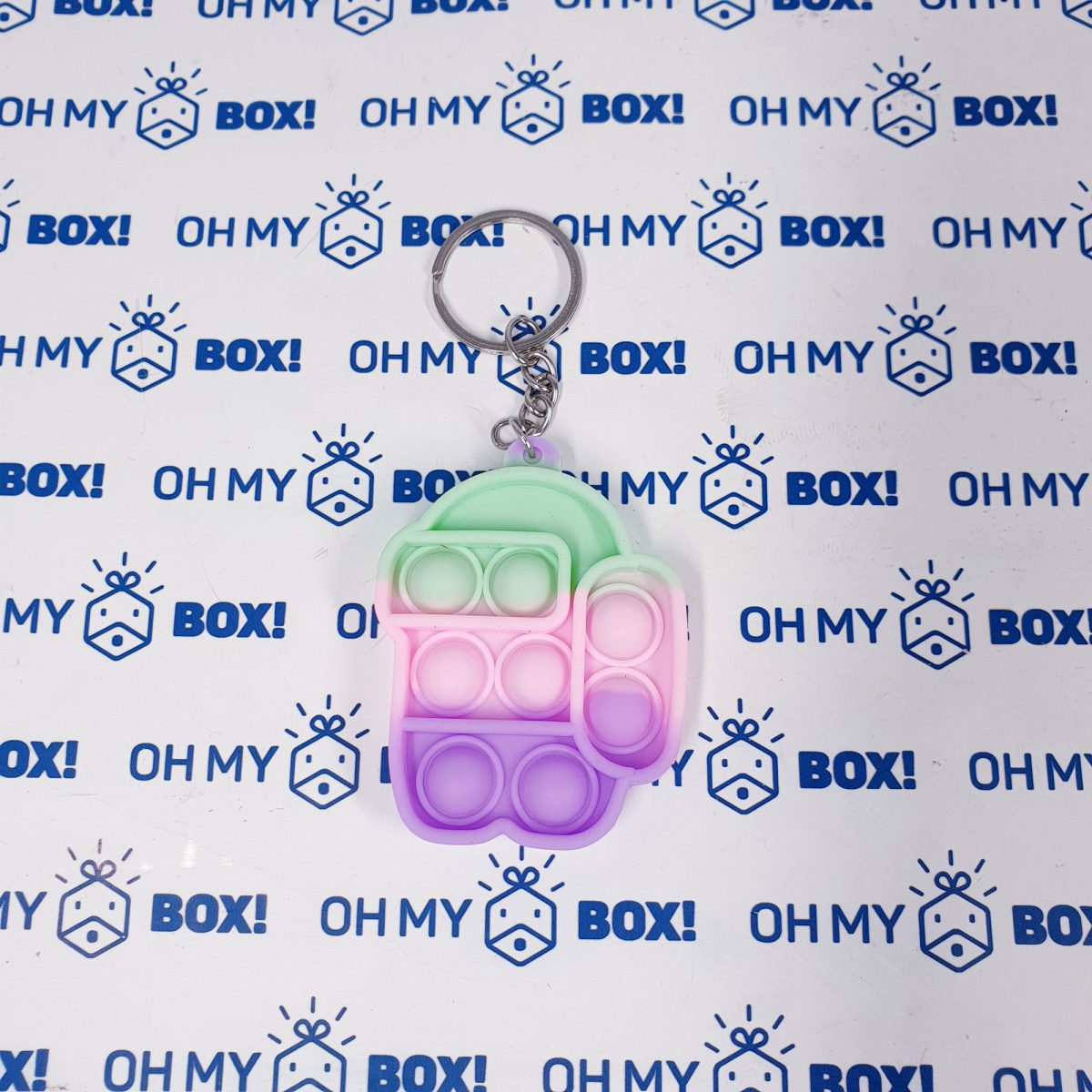 Pop-it Keychain   Purple Among Us Character