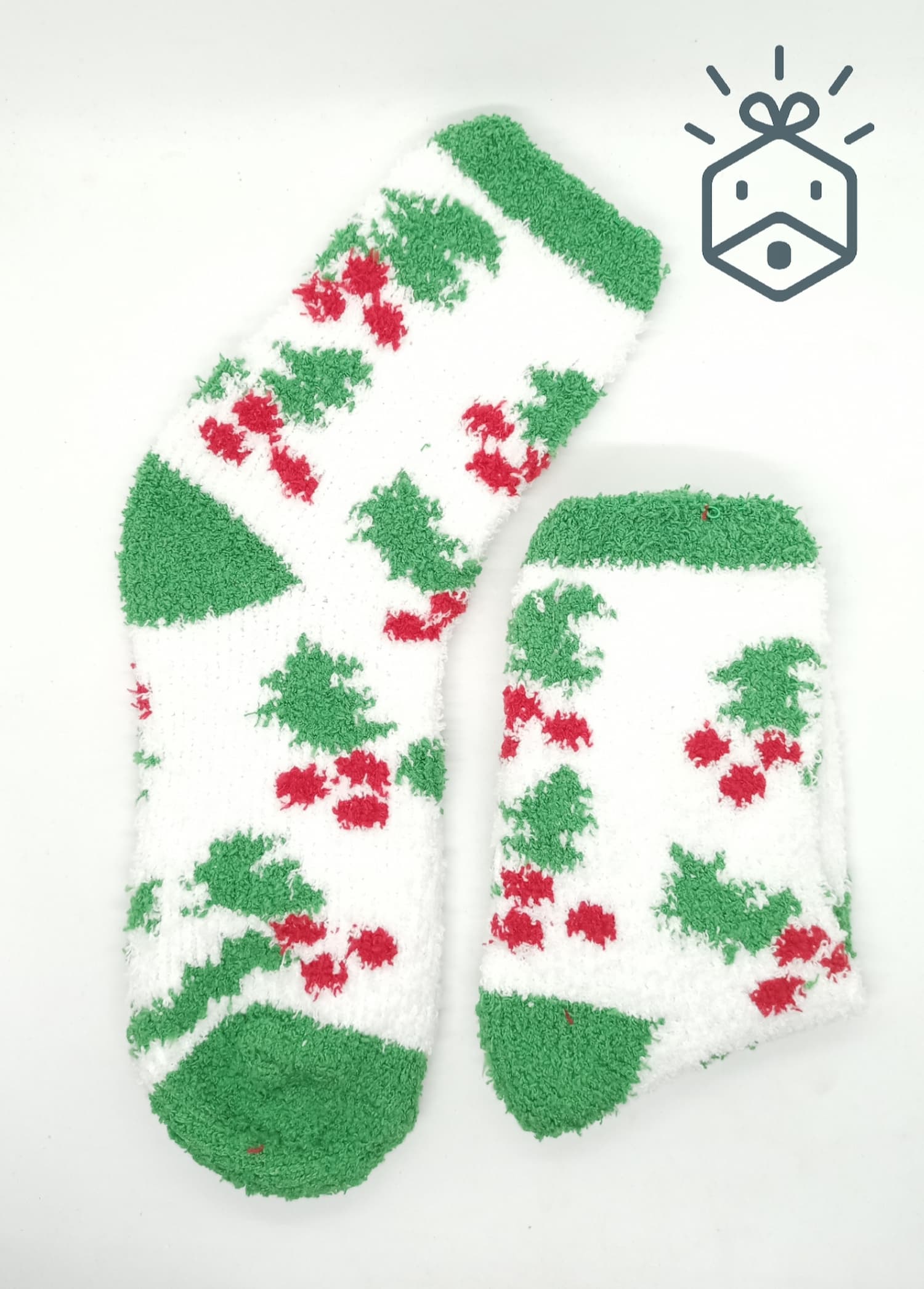 Fluffy Christmas Socks