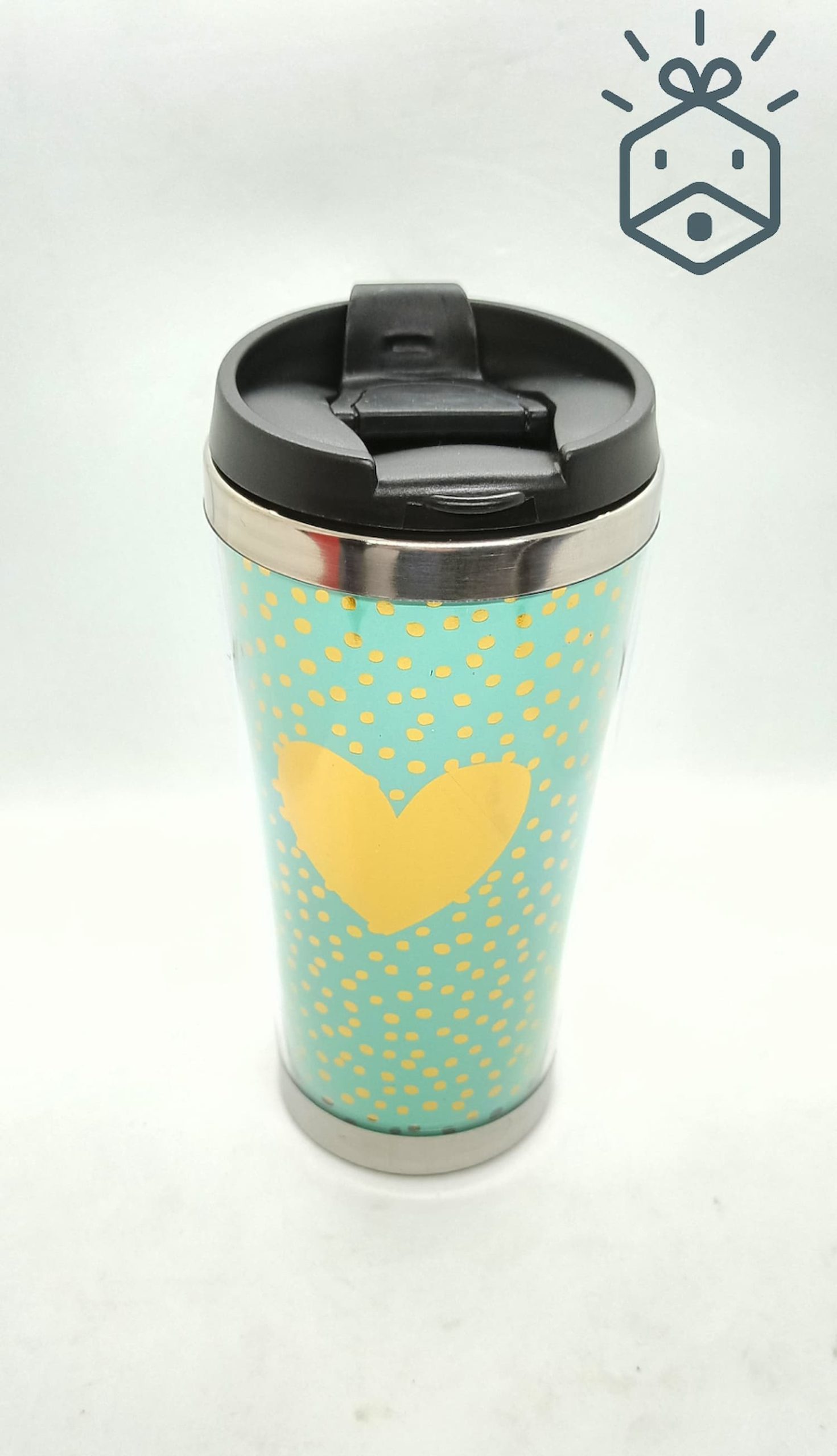 Mug With Gold Hearts