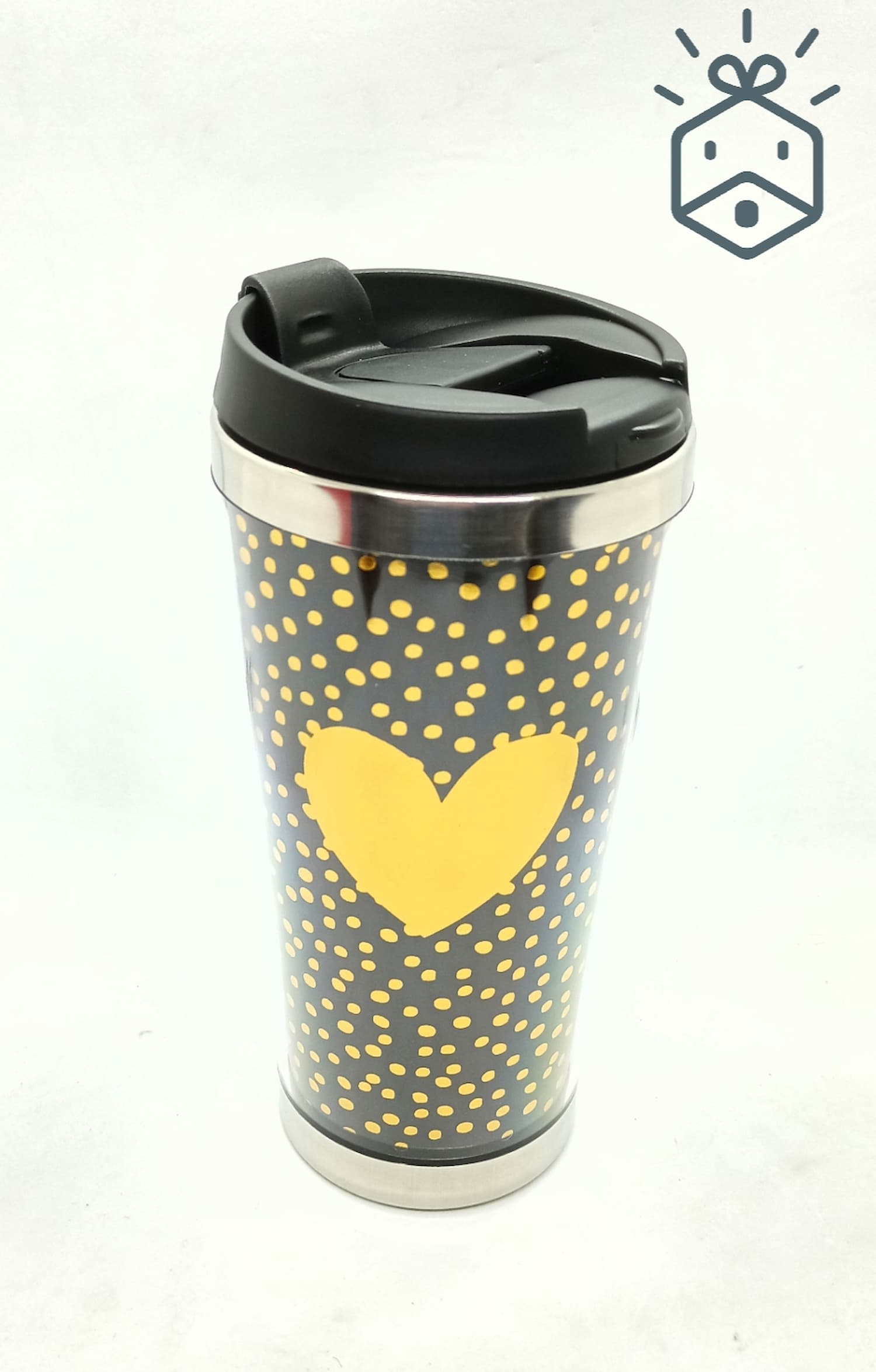 Mug With Gold Hearts